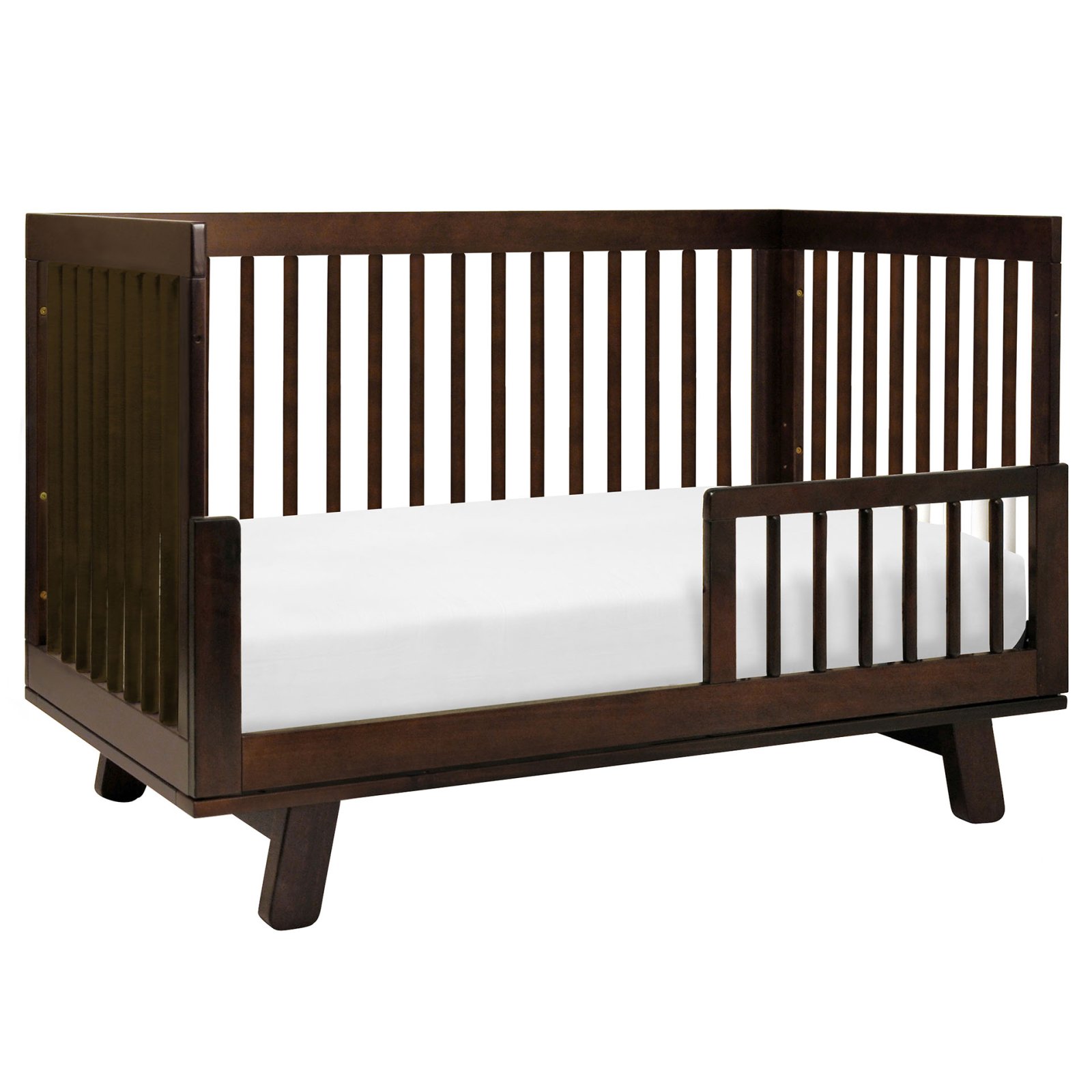 Hudson 3 In 1 Crib With Toddler Rail - Espresso
