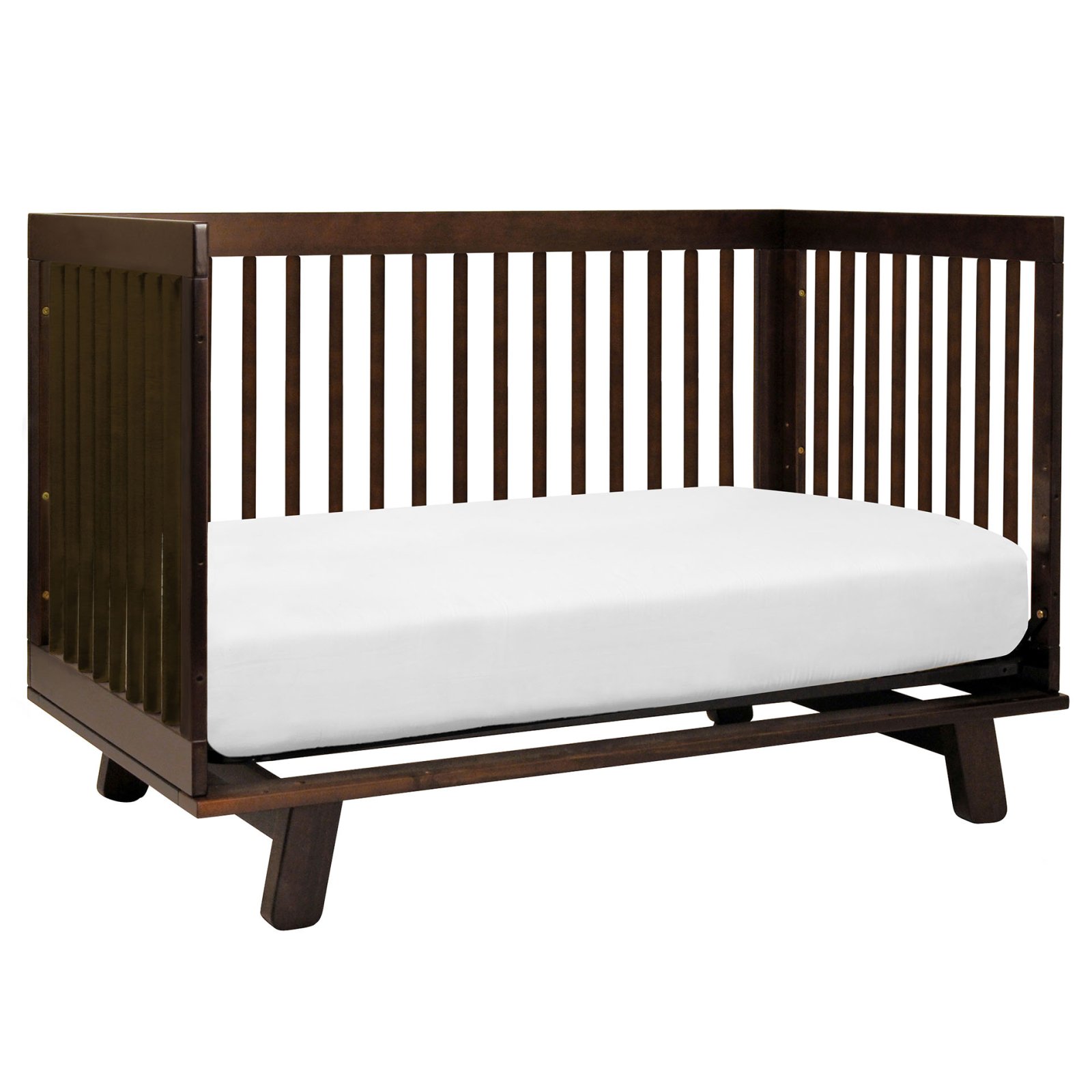 Hudson 3 In 1 Crib With Toddler Rail - Espresso