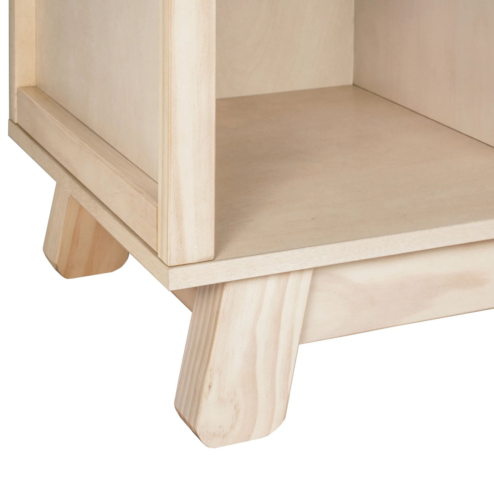 Hudson Cubby Bookcase Washed Natural
