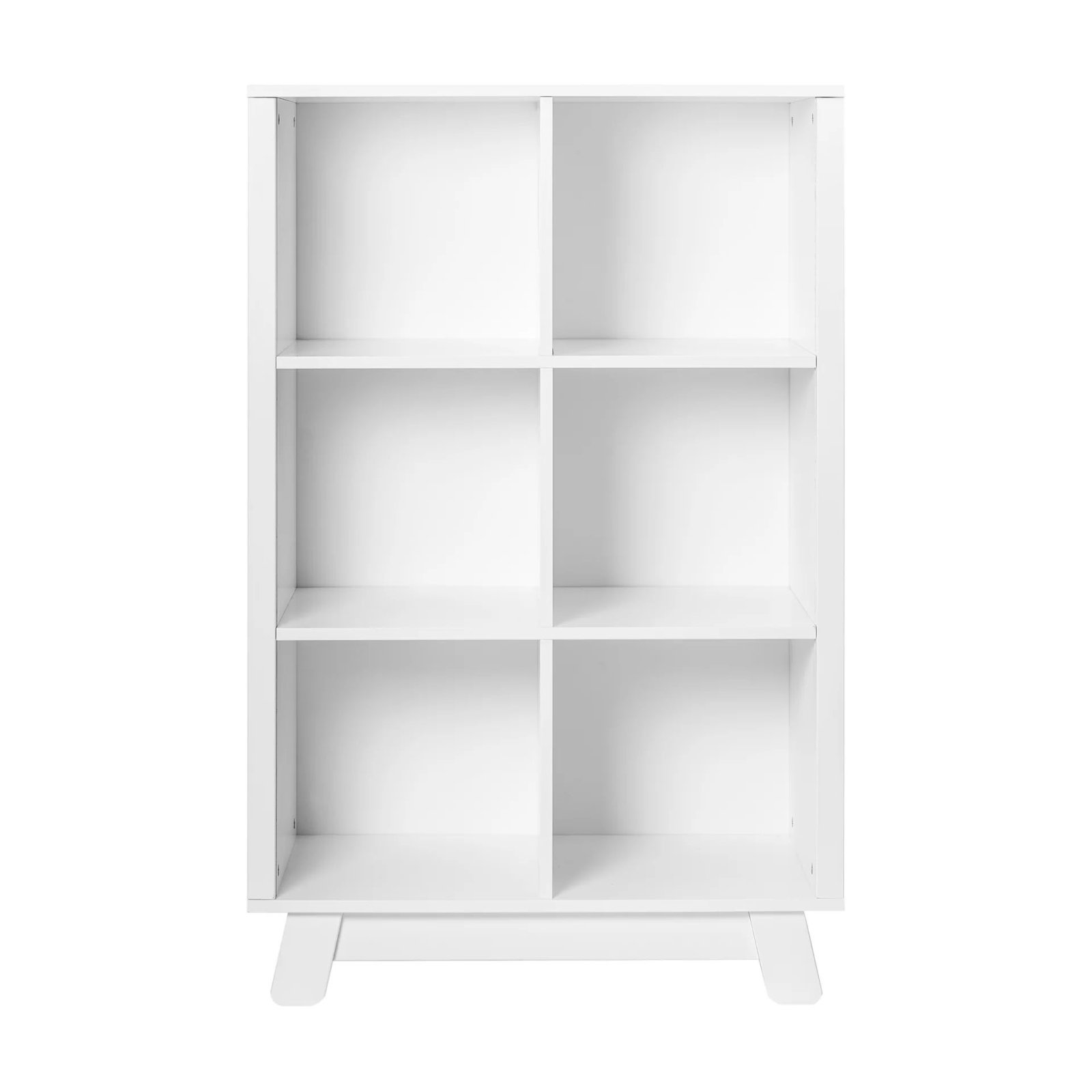 Hudson Cubby Bookcase White