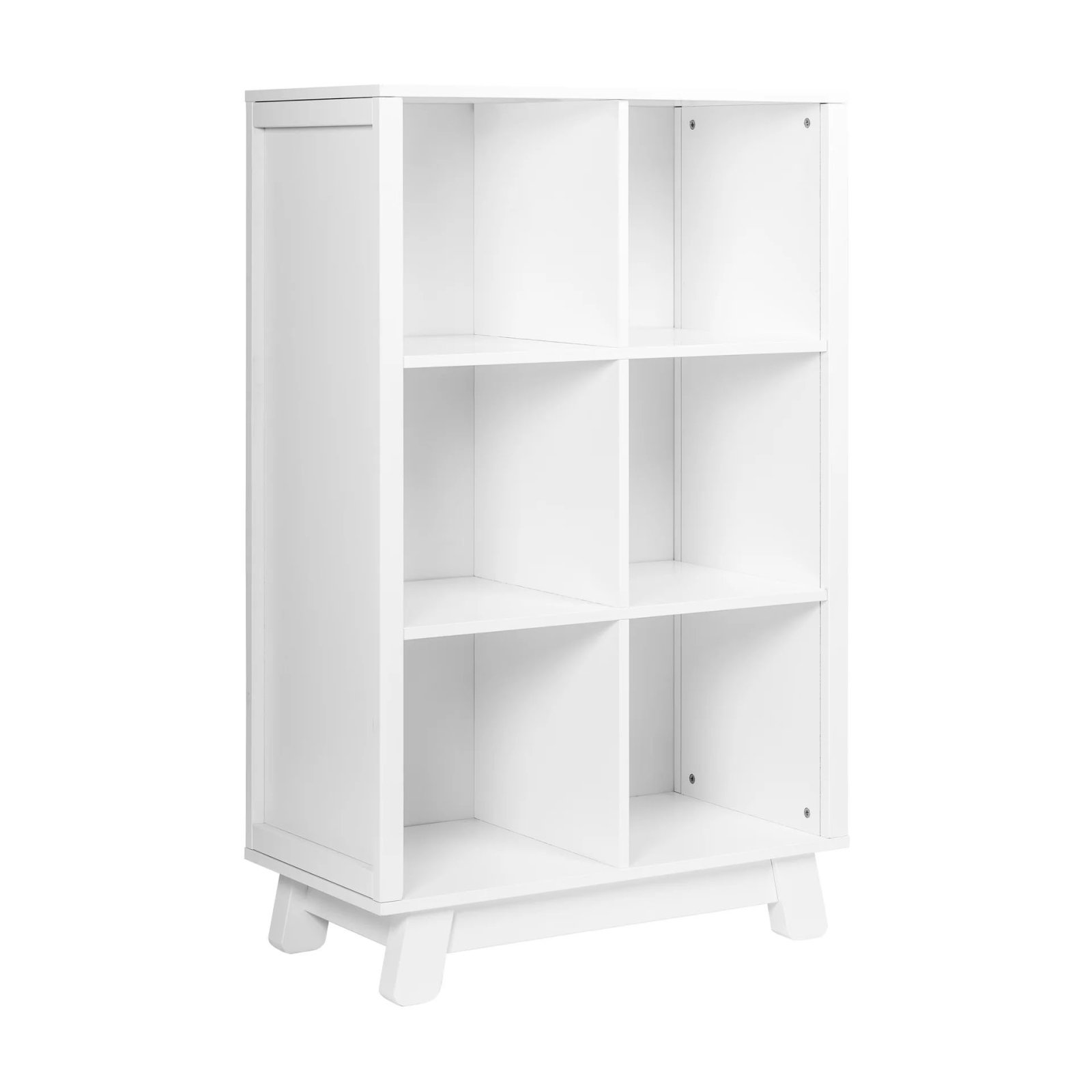 Hudson Cubby Bookcase White