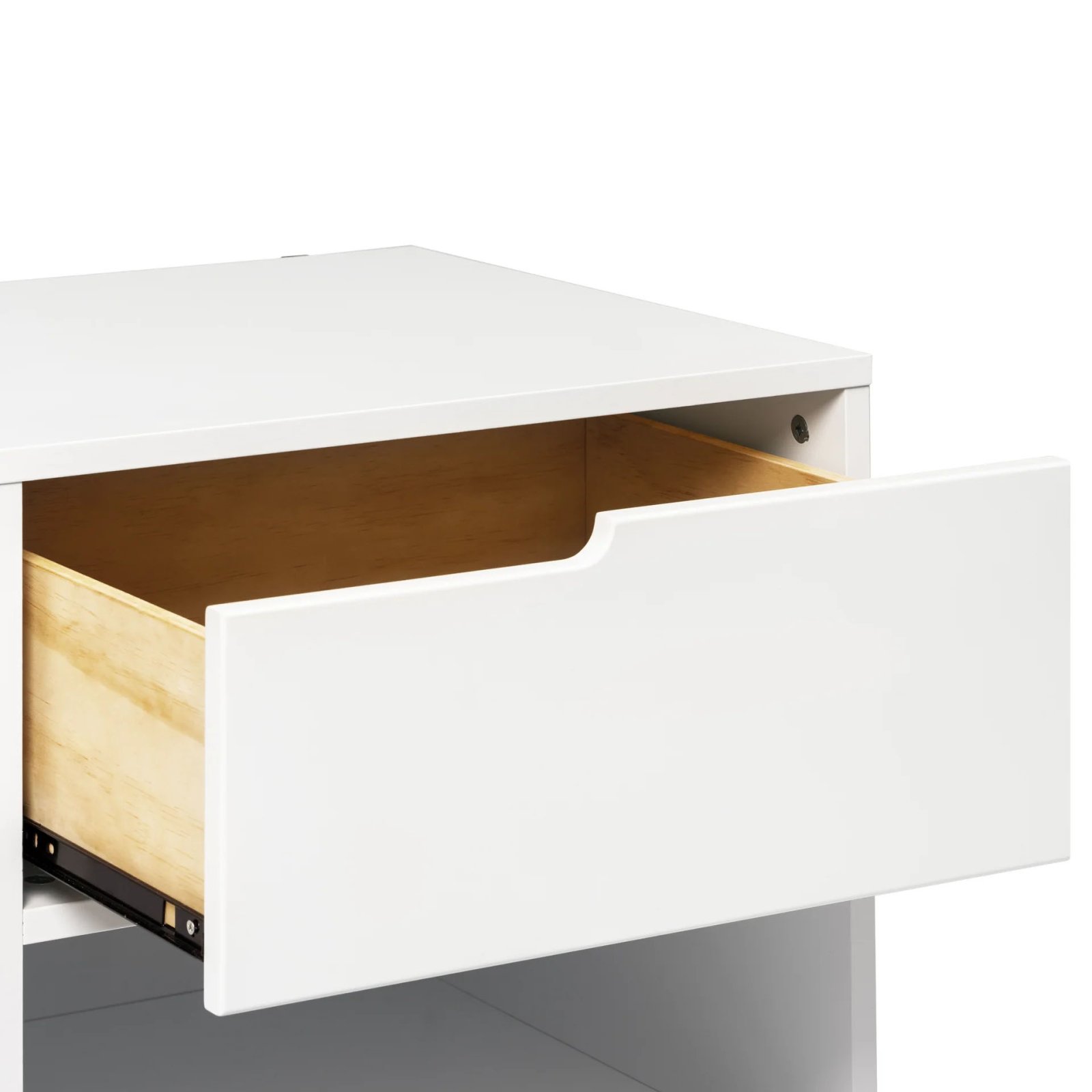 Hudson Nightstand With USB Port White