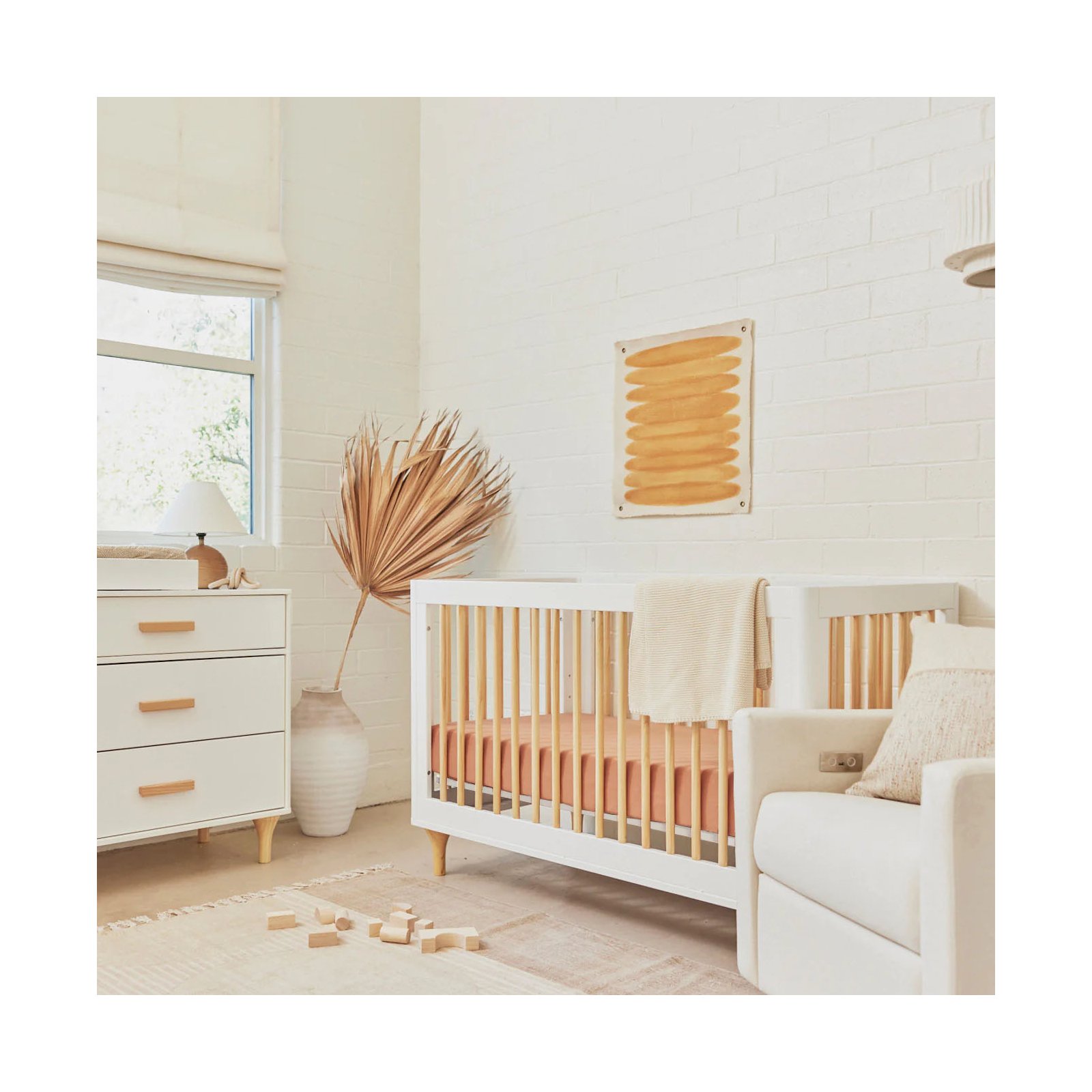 Lolly 3 In 1 Crib With Toddler Rail
