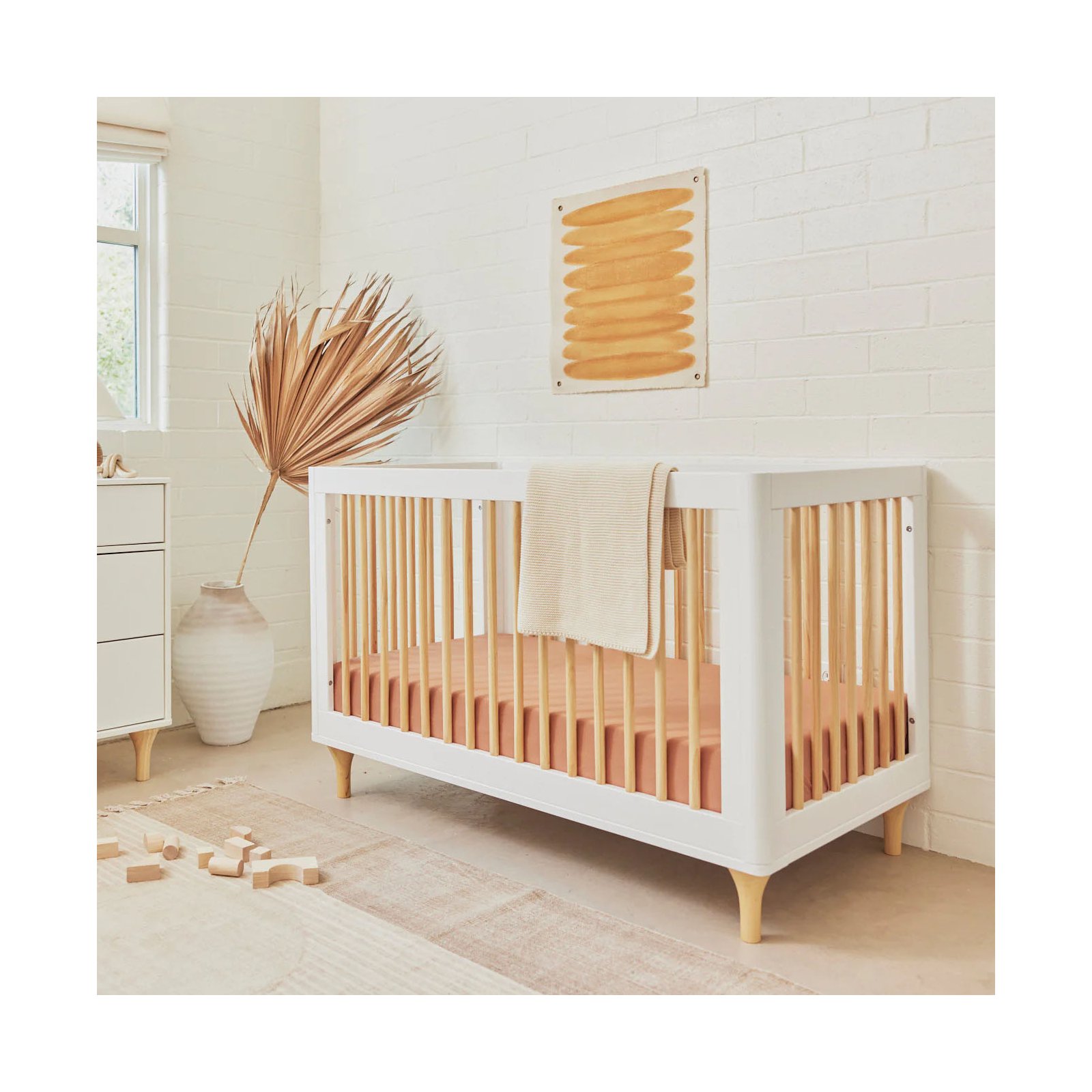 Lolly 3 In 1 Crib With Toddler Rail