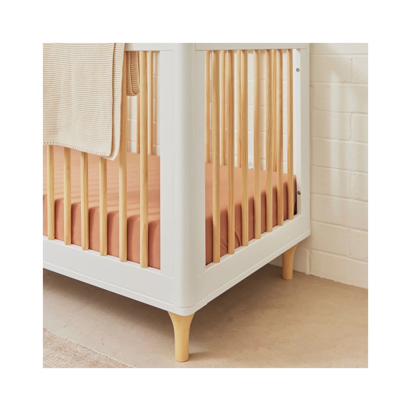 Lolly 3 In 1 Crib With Toddler Rail