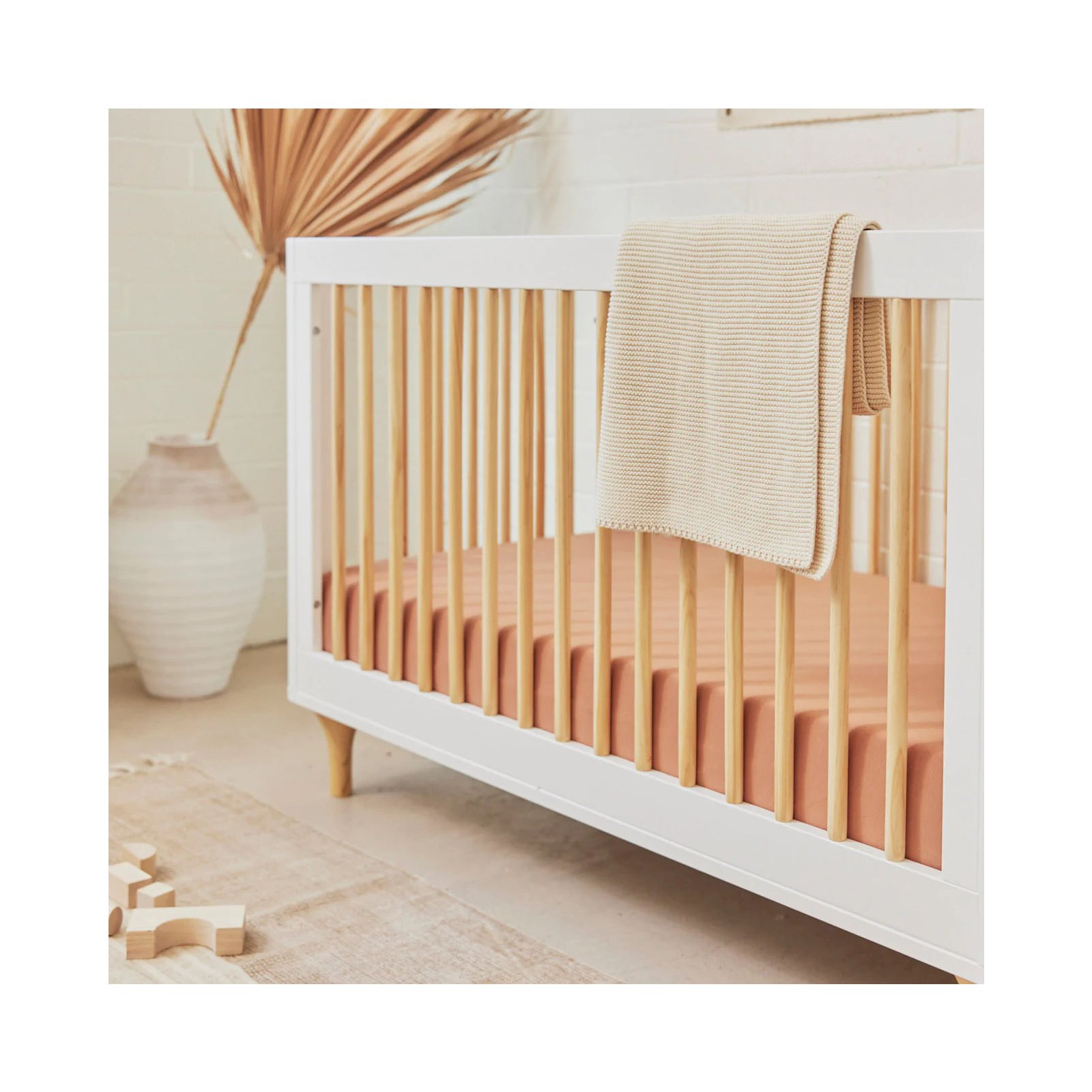 Lolly 3 In 1 Crib With Toddler Rail