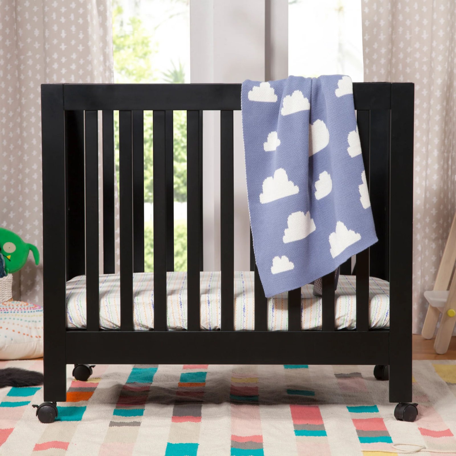 Origami Mini Crib - Black