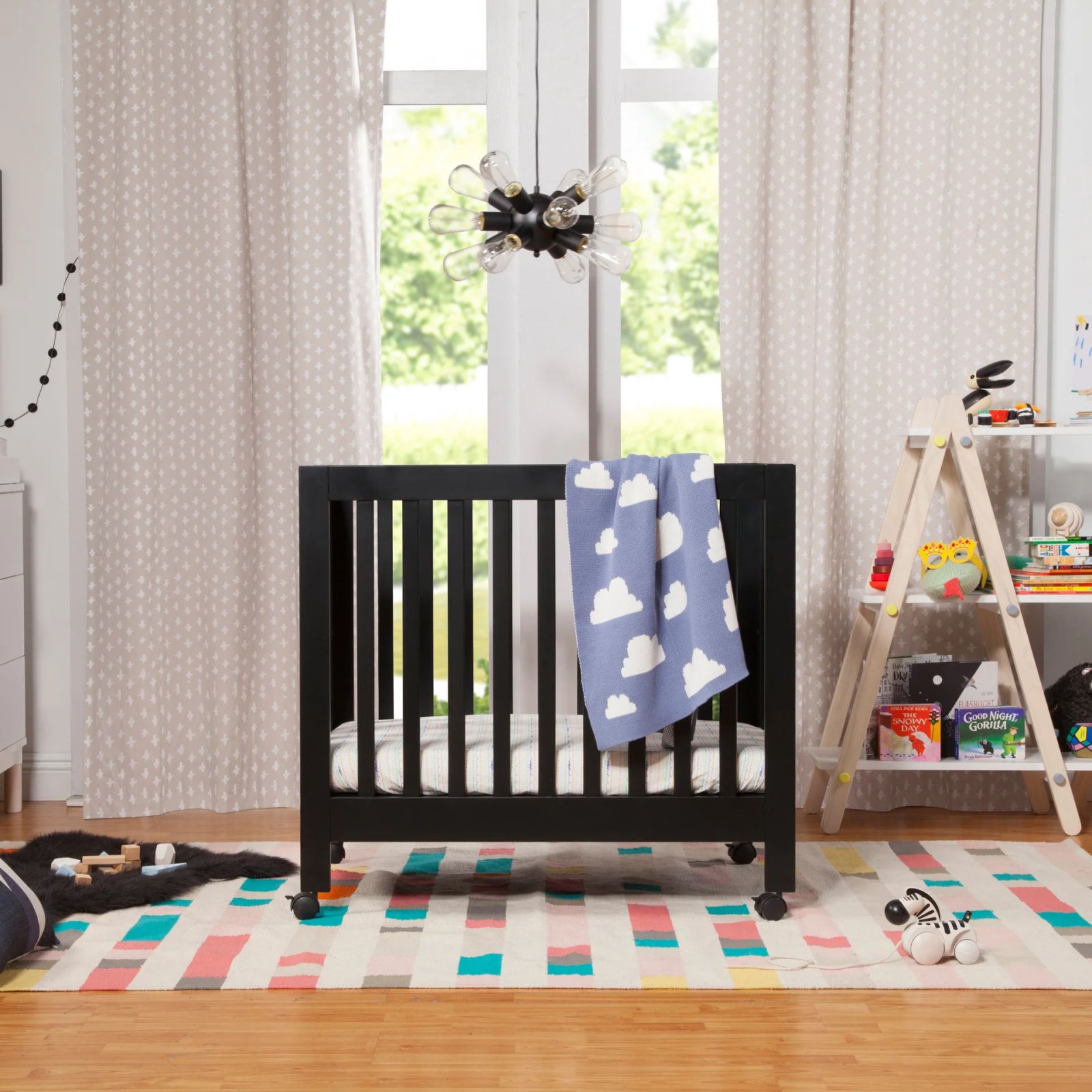 Origami Mini Crib - Black