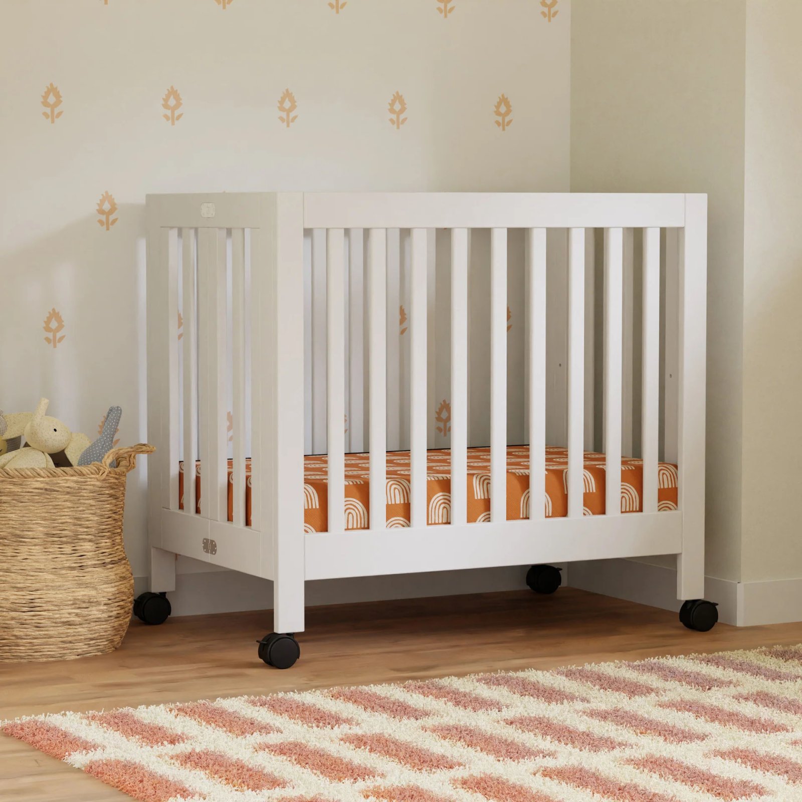 Origami Mini Crib - White