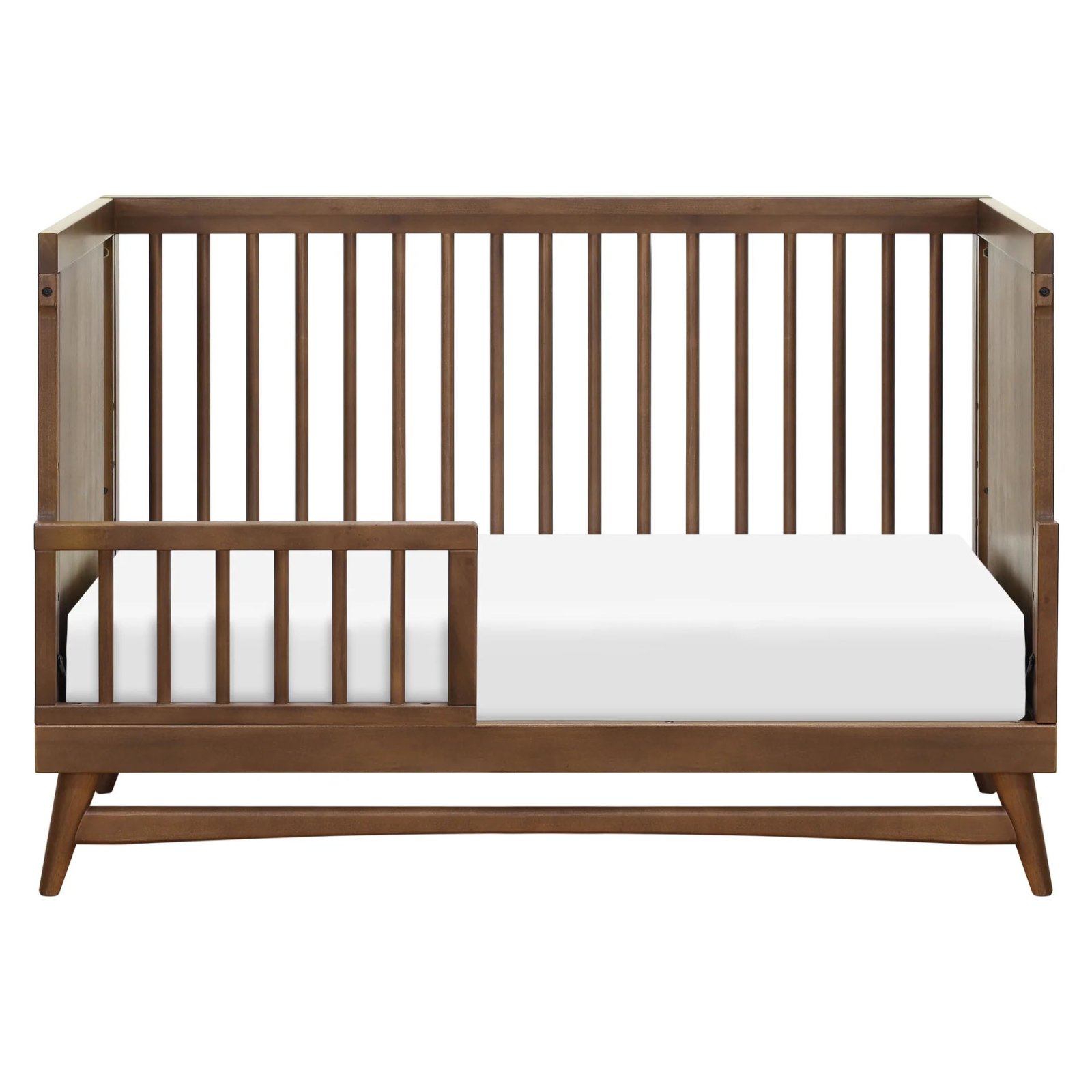 Peggy 3 In 1 Crib With Toddler Rail - Natural Walnut