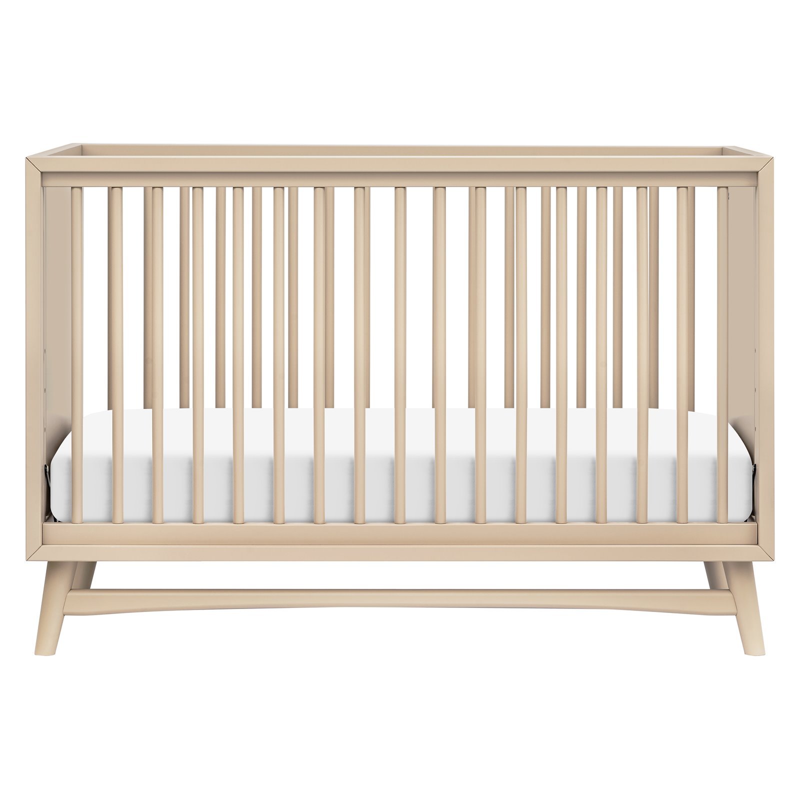 Peggy 3 In 1 Crib With Toddler Rail - Taupe