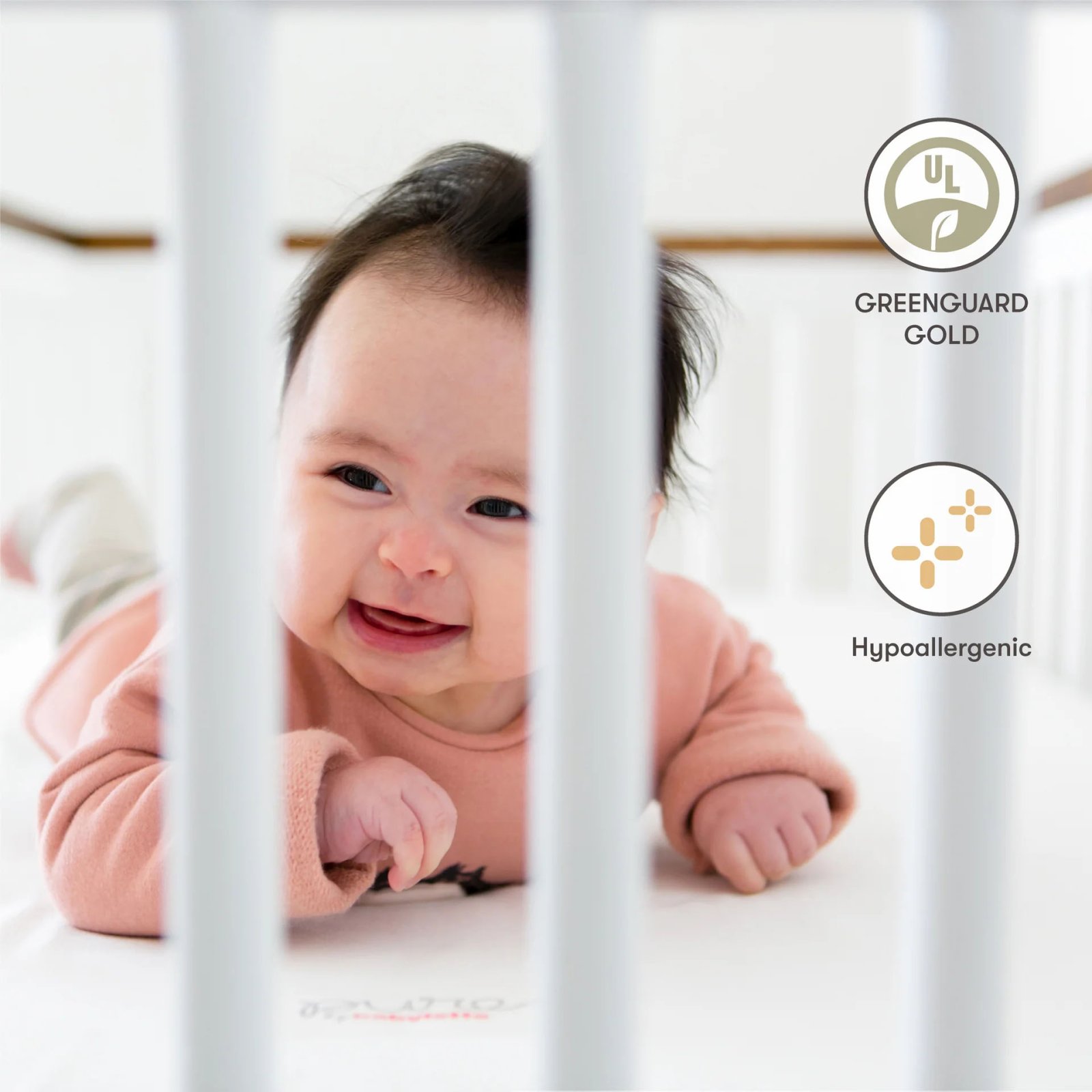 Pure Core Mini Crib Mattress With Hybird Cover