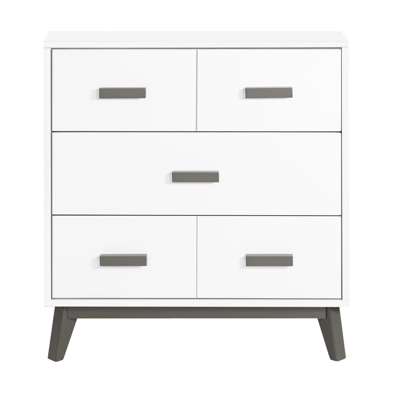 Scoot 3 Drawer Changer Dresser - Slate / White