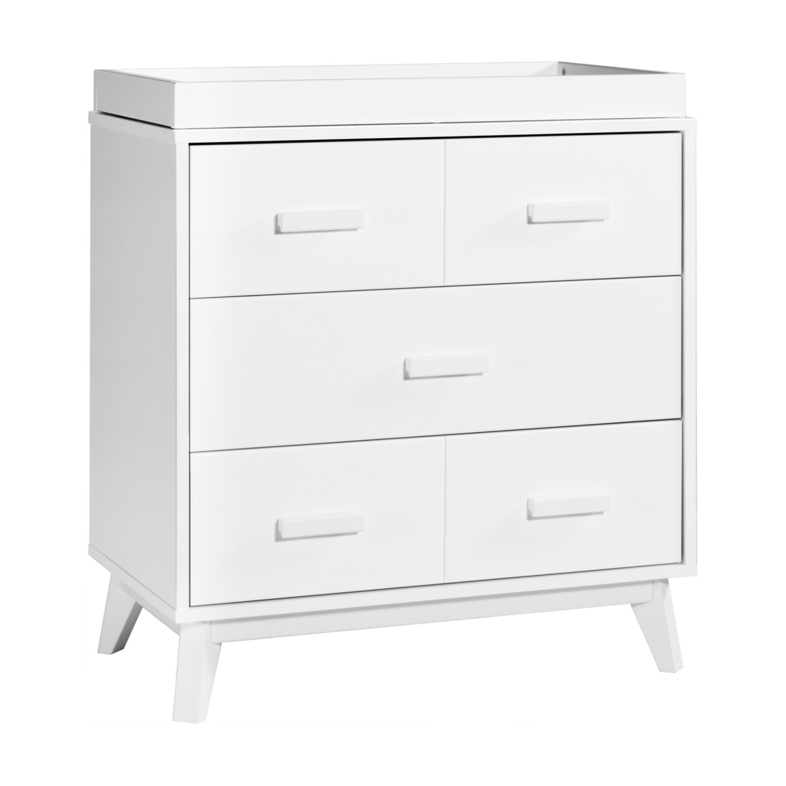 Scoot 3 Drawer Changer Dresser - White