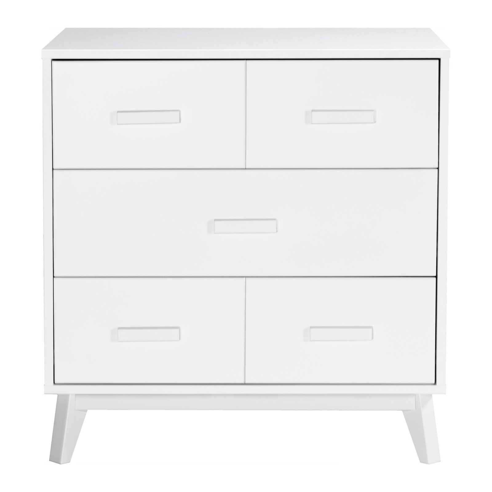 Scoot 3 Drawer Changer Dresser - White