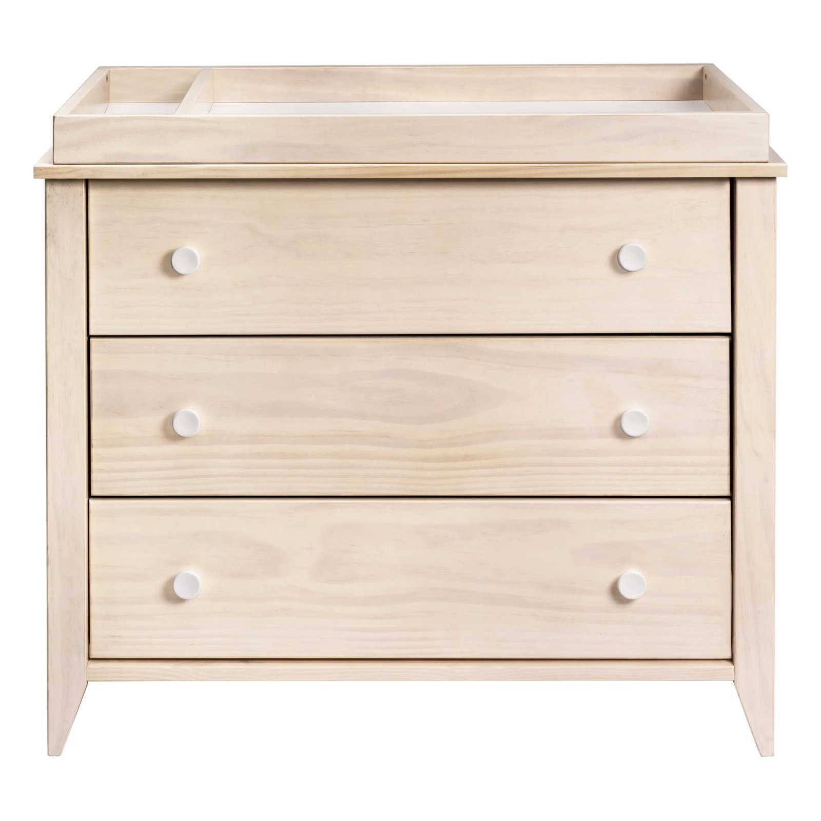 Sprout 3 Drawer Changer Dresser - Washed Natural / White