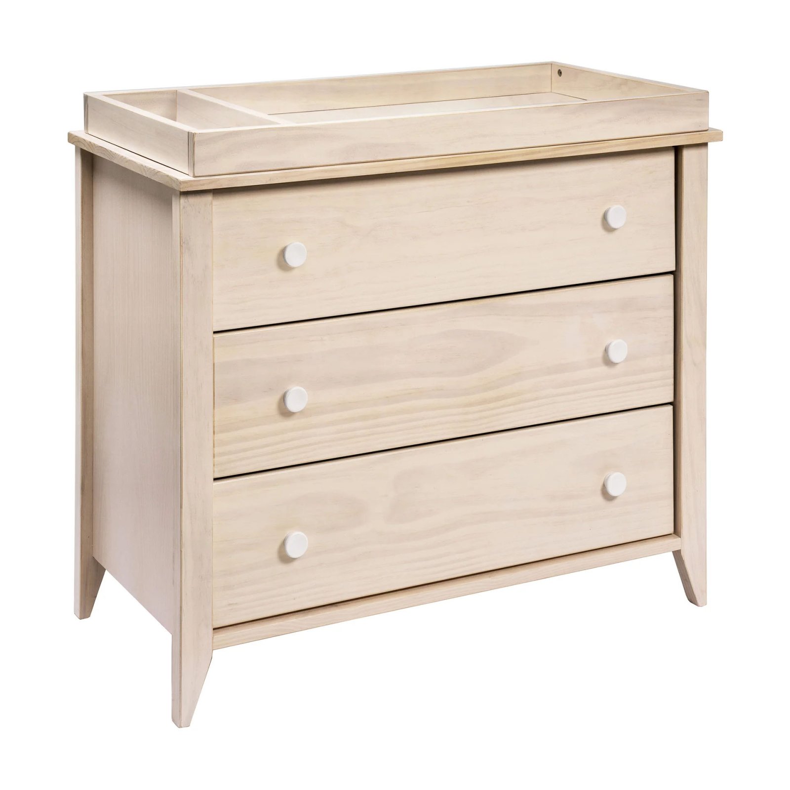 Sprout 3 Drawer Changer Dresser - Washed Natural / White