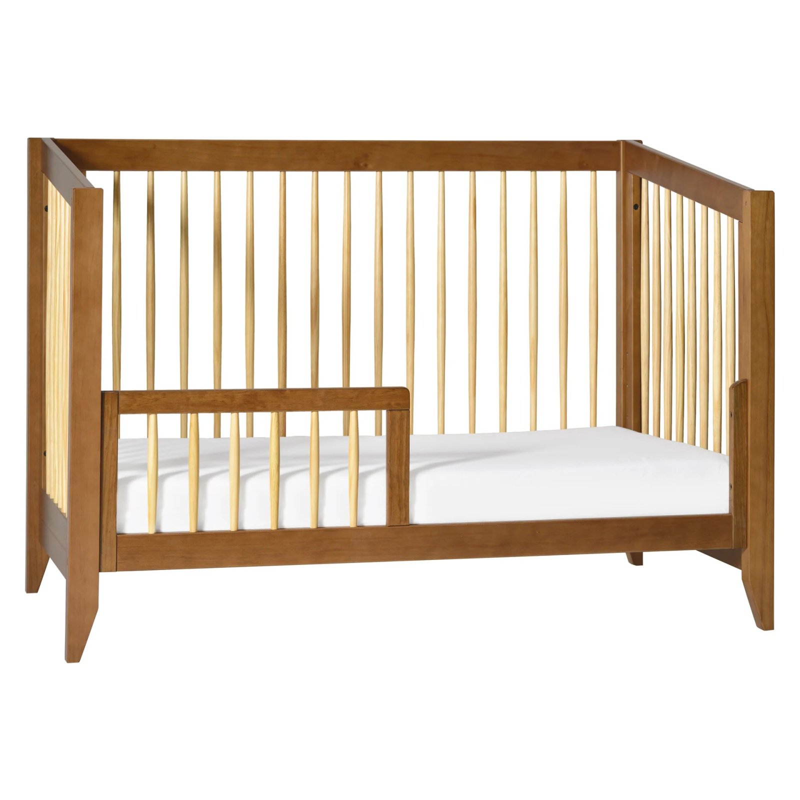 Sprout 4 in 1 Crib with Toddler Rail - Chestnut Natural