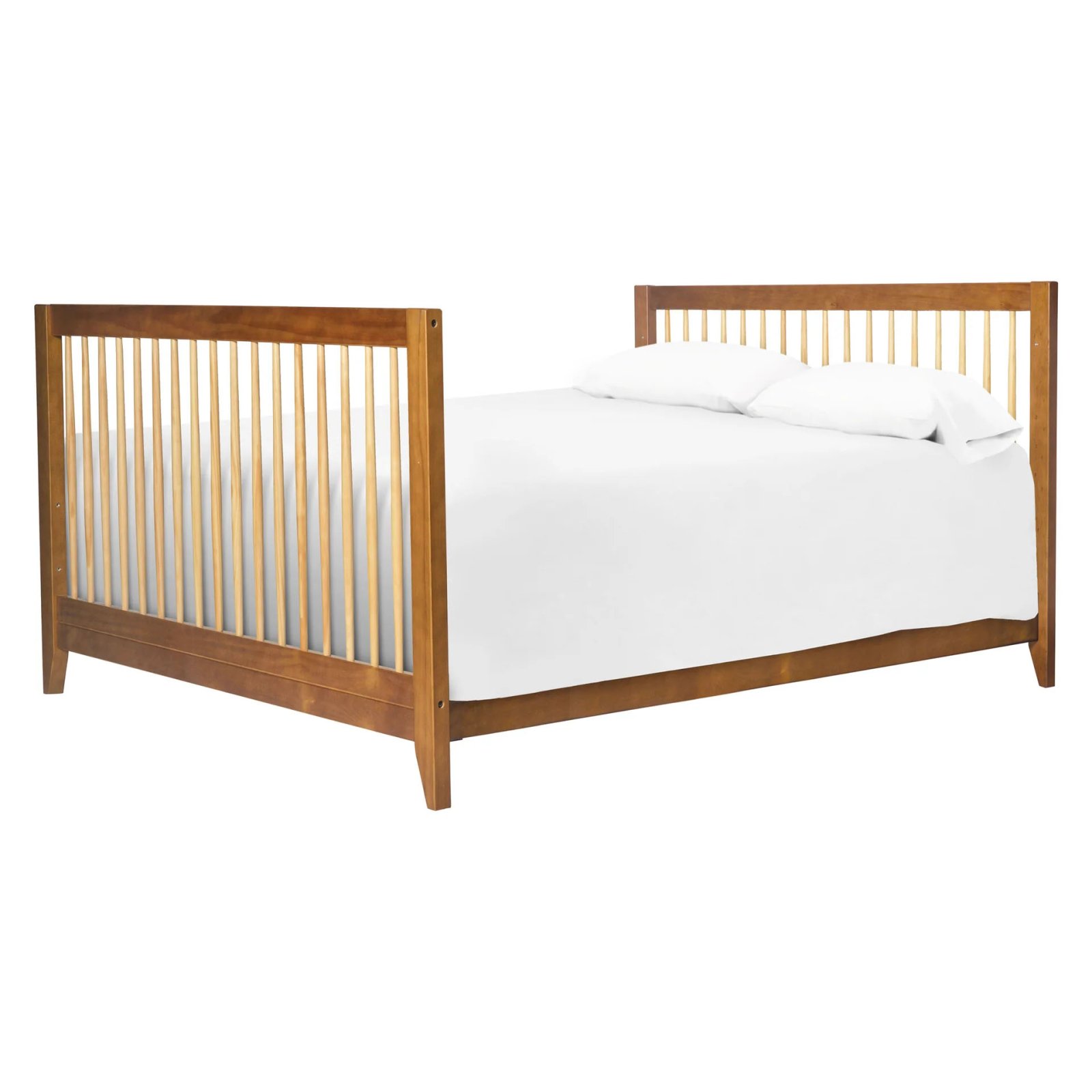 Sprout 4 in 1 Crib with Toddler Rail - Chestnut Natural