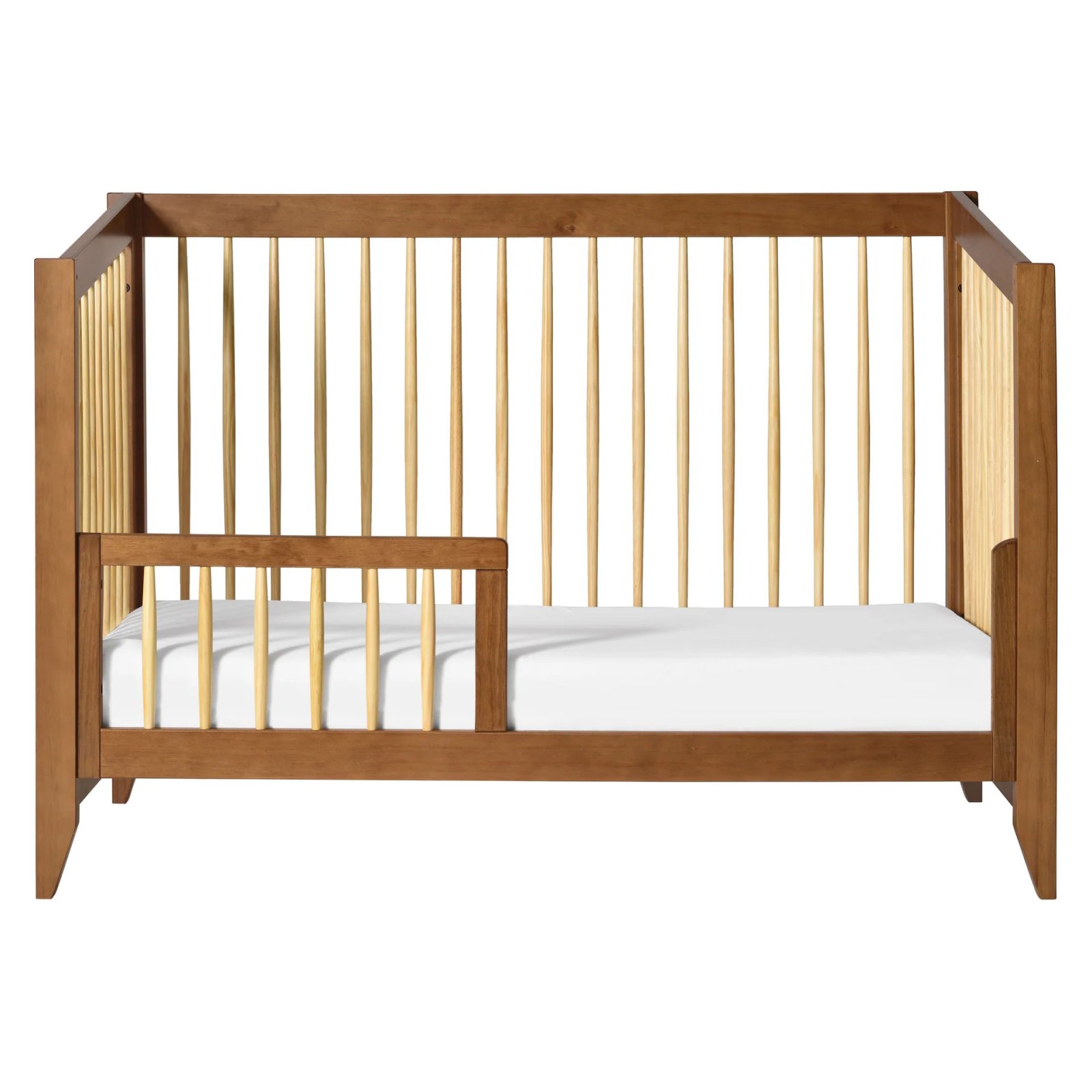 Sprout 4 in 1 Crib with Toddler Rail - Chestnut Natural