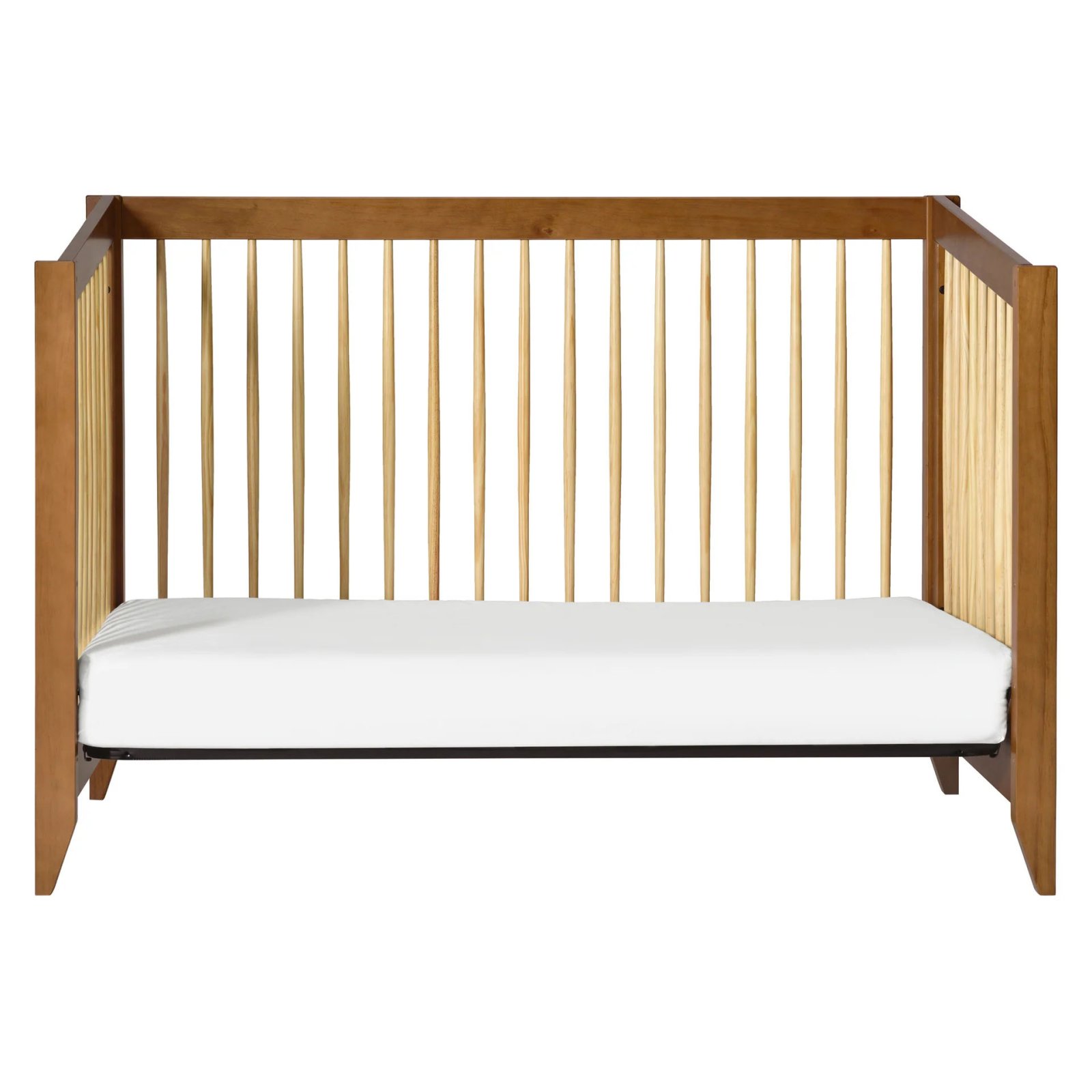 Sprout 4 in 1 Crib with Toddler Rail - Chestnut Natural