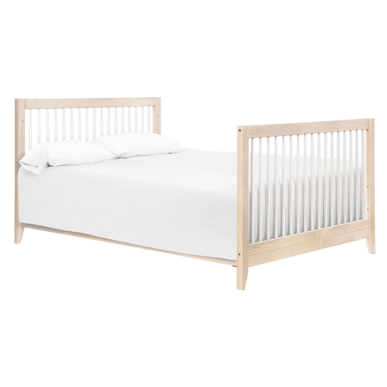 Sprout 4 In 1 Crib With Toddler Rail - Washed Natural / White