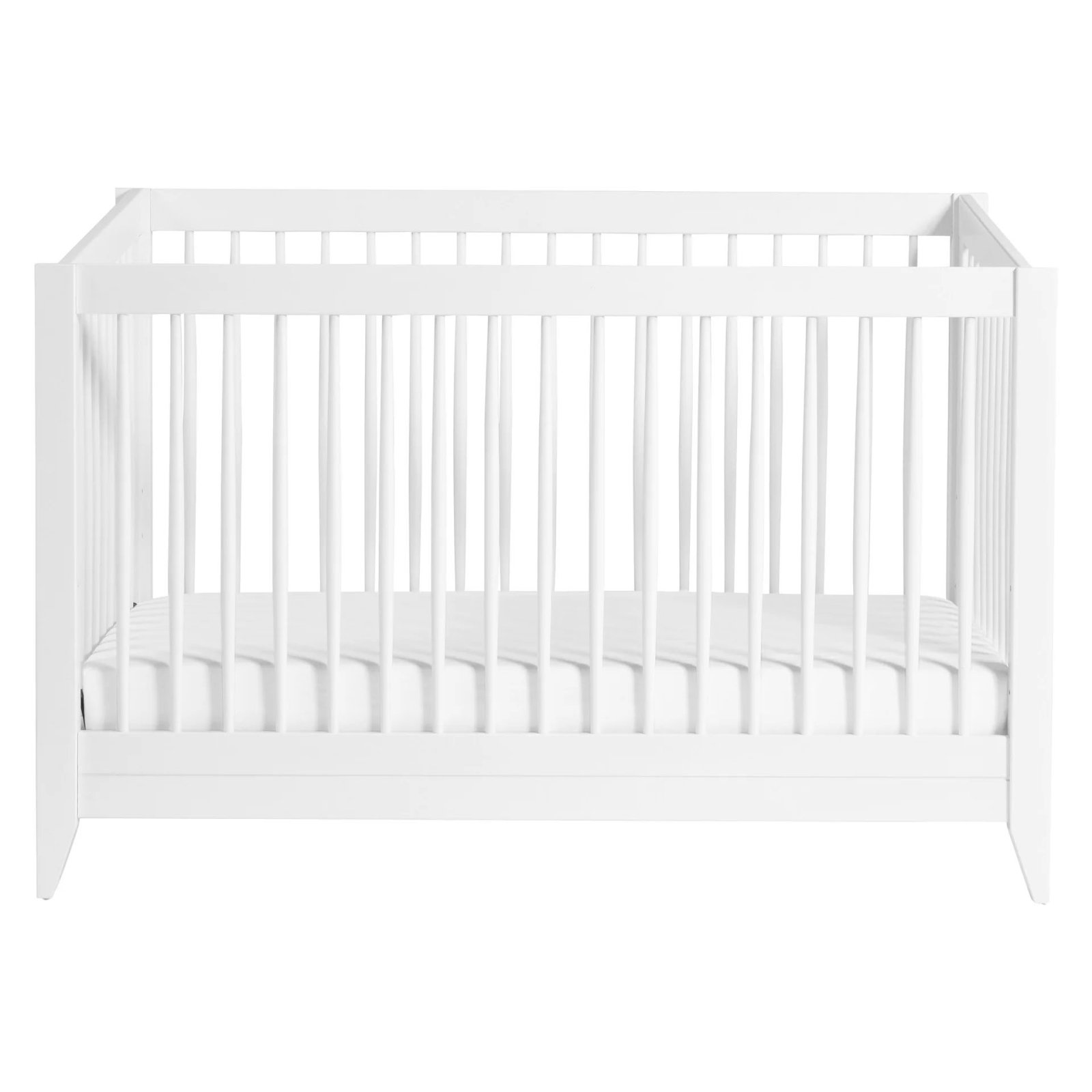 Sprout 4 in 1 Crib with Toddler Rail - White