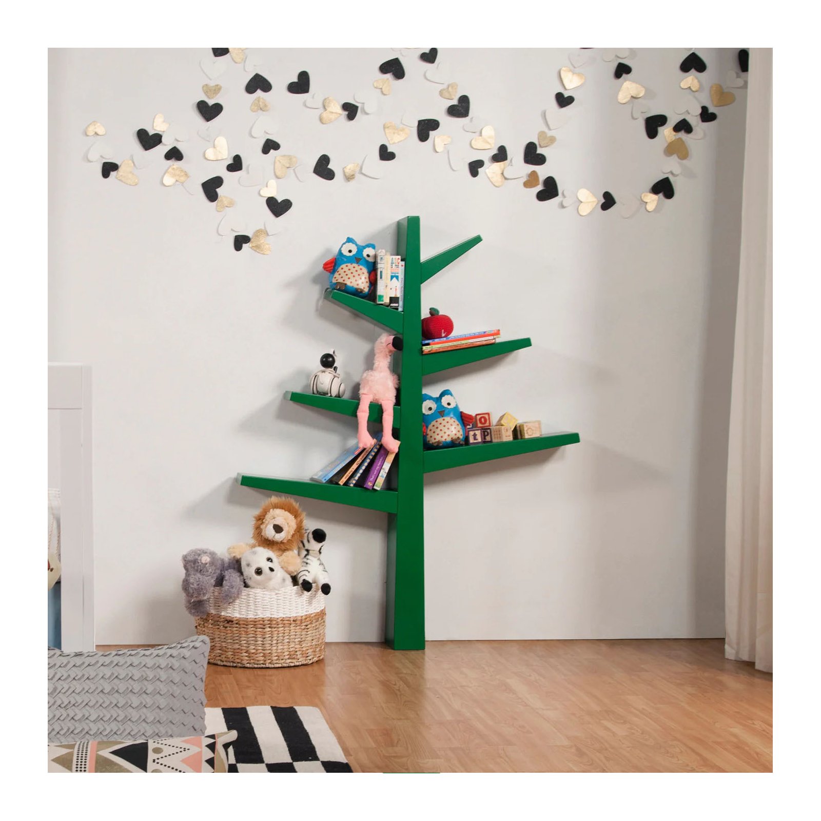 Spruce Tree Bookcase Green
