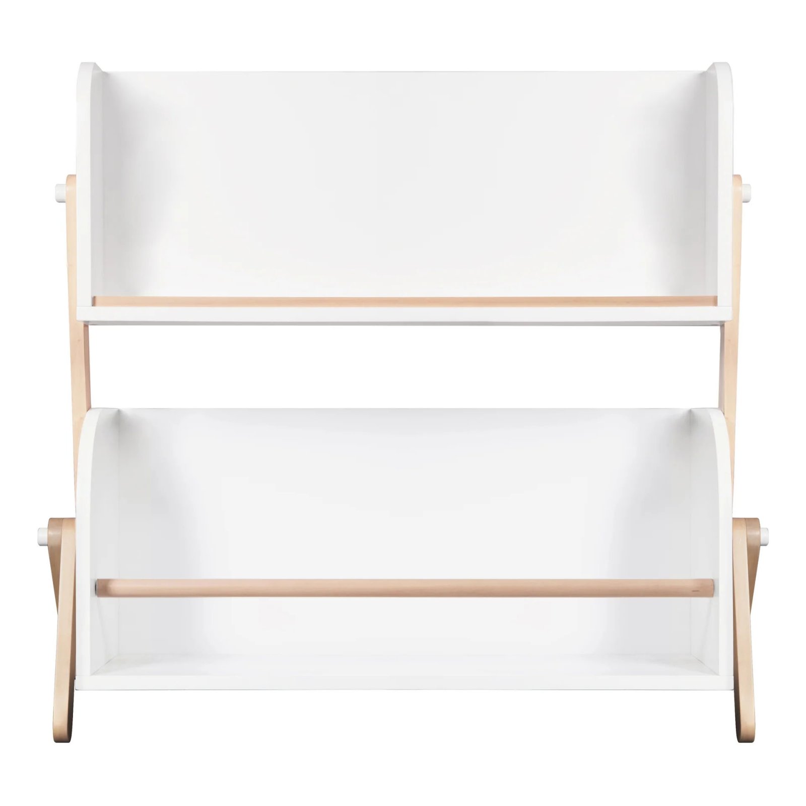 Tally Storage n Bookshelf - White / Washed Natural