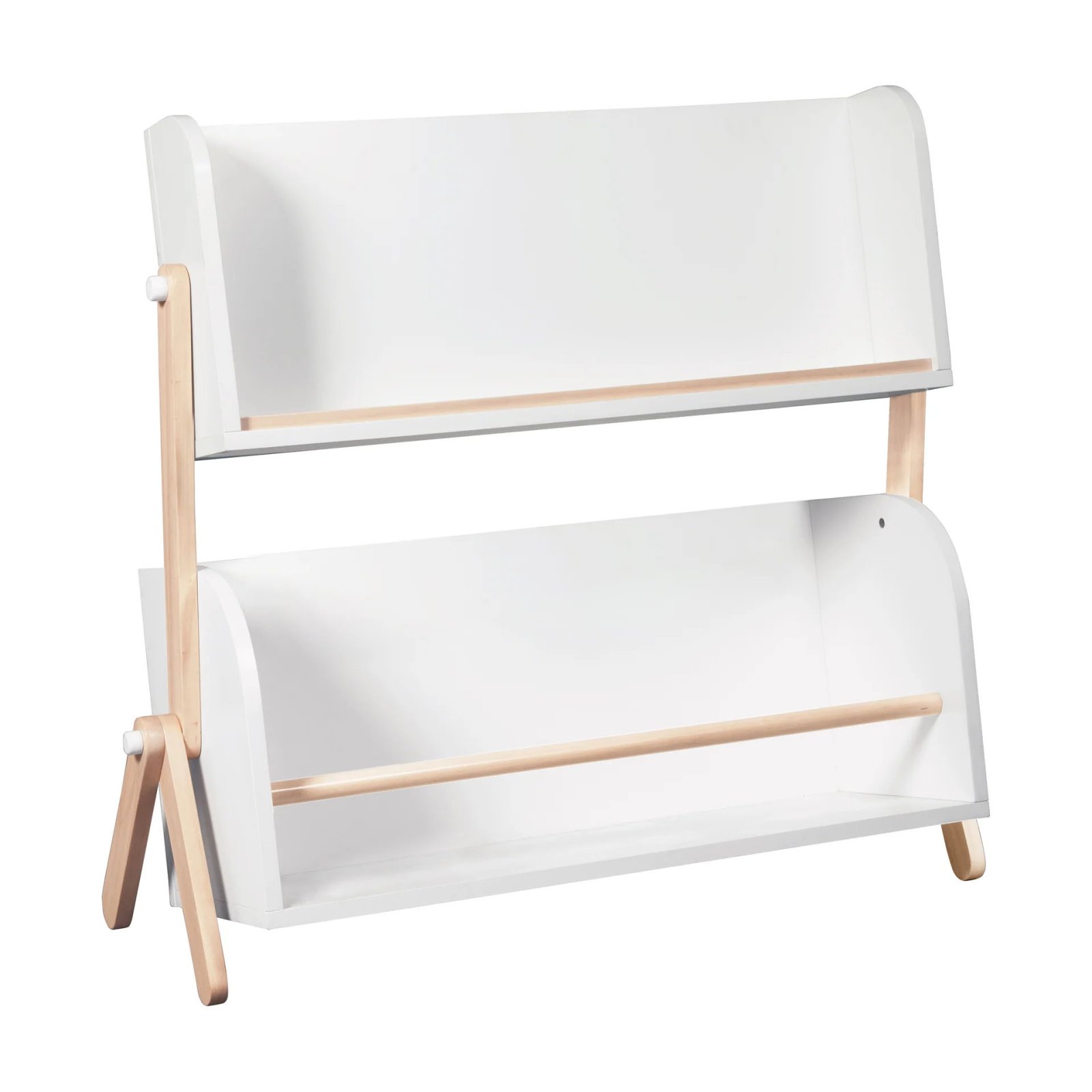 Tally Storage n Bookshelf - White / Washed Natural