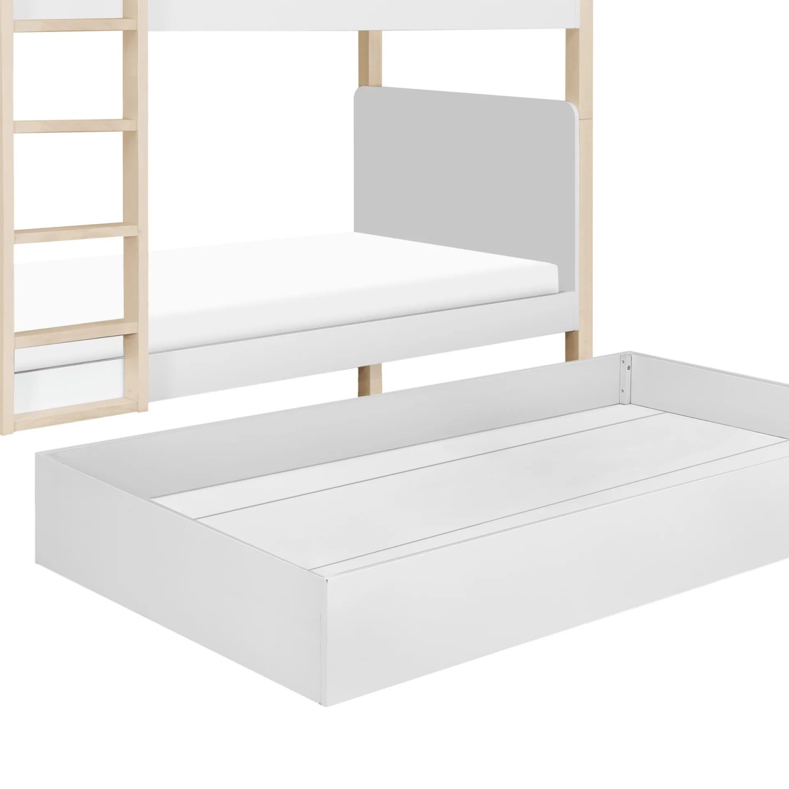 Tiptoe Bunk Bed - White Washed Natural