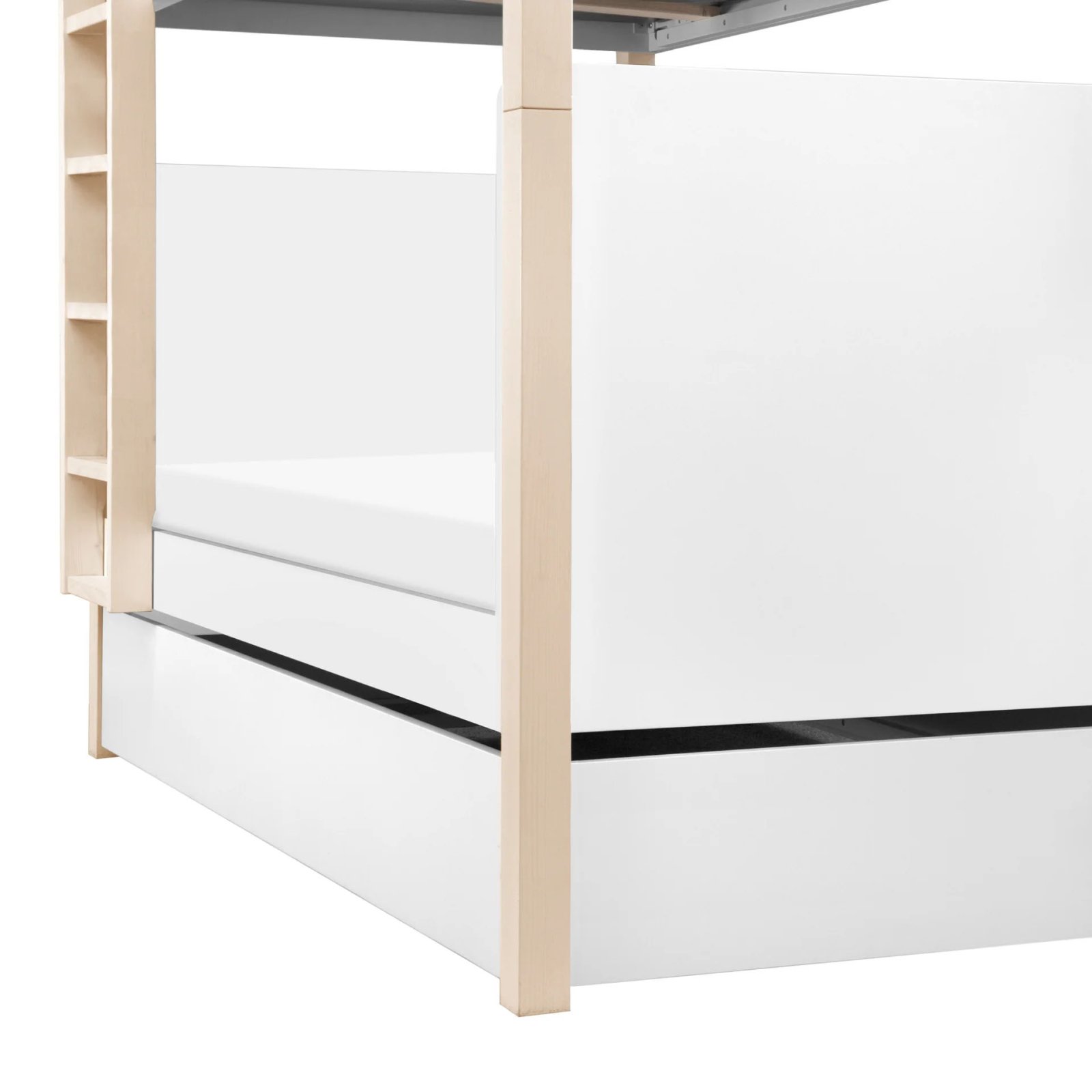 Tiptoe Bunk Bed - White Washed Natural