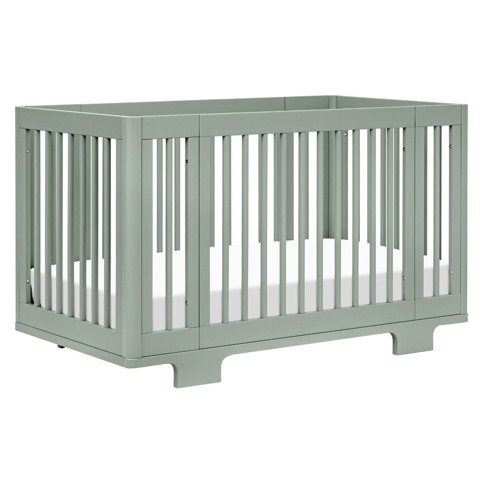 Yuzu 8 in 1 Convertible Crib with All Stages Conversion Kit - Light Sage