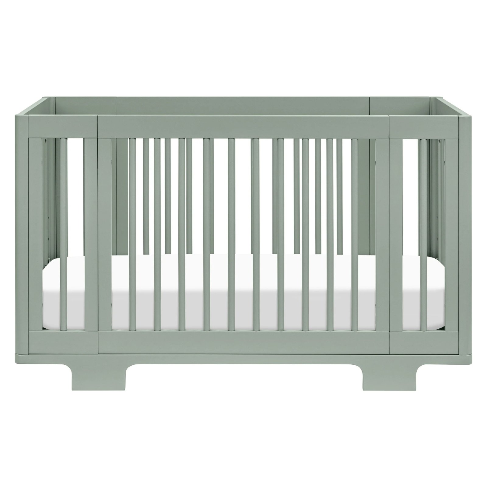Yuzu 8 in 1 Convertible Crib with All Stages Conversion Kit - Light Sage