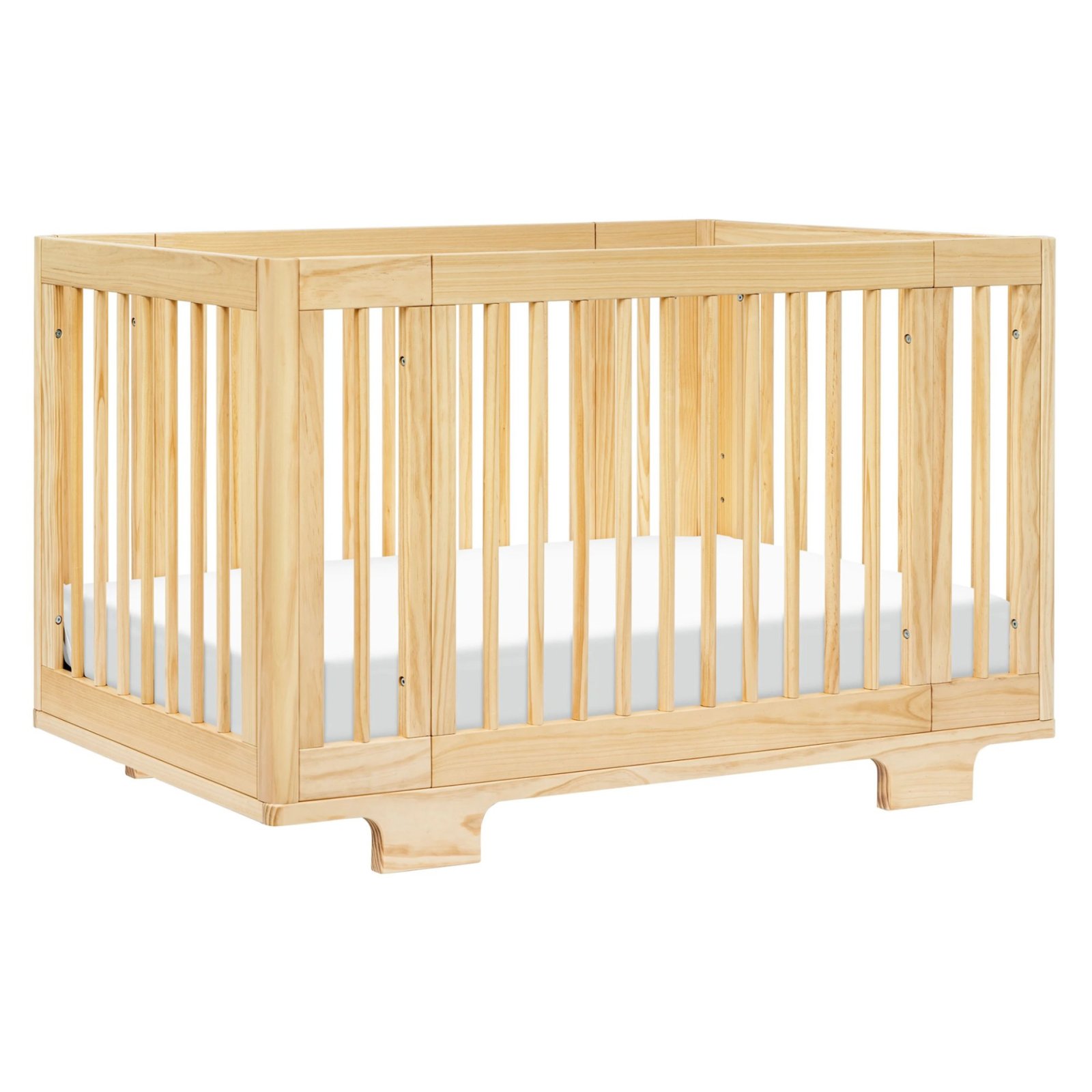 Yuzu 8 in 1 Convertible Crib with All Stages Conversion Kit - Natural