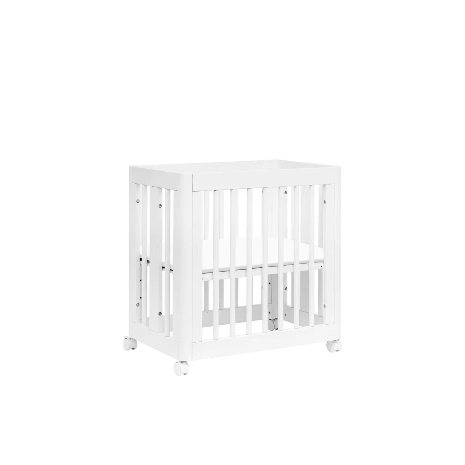 Yuzu 8 in 1 Convertible Crib with All Stages Conversion Kit - White