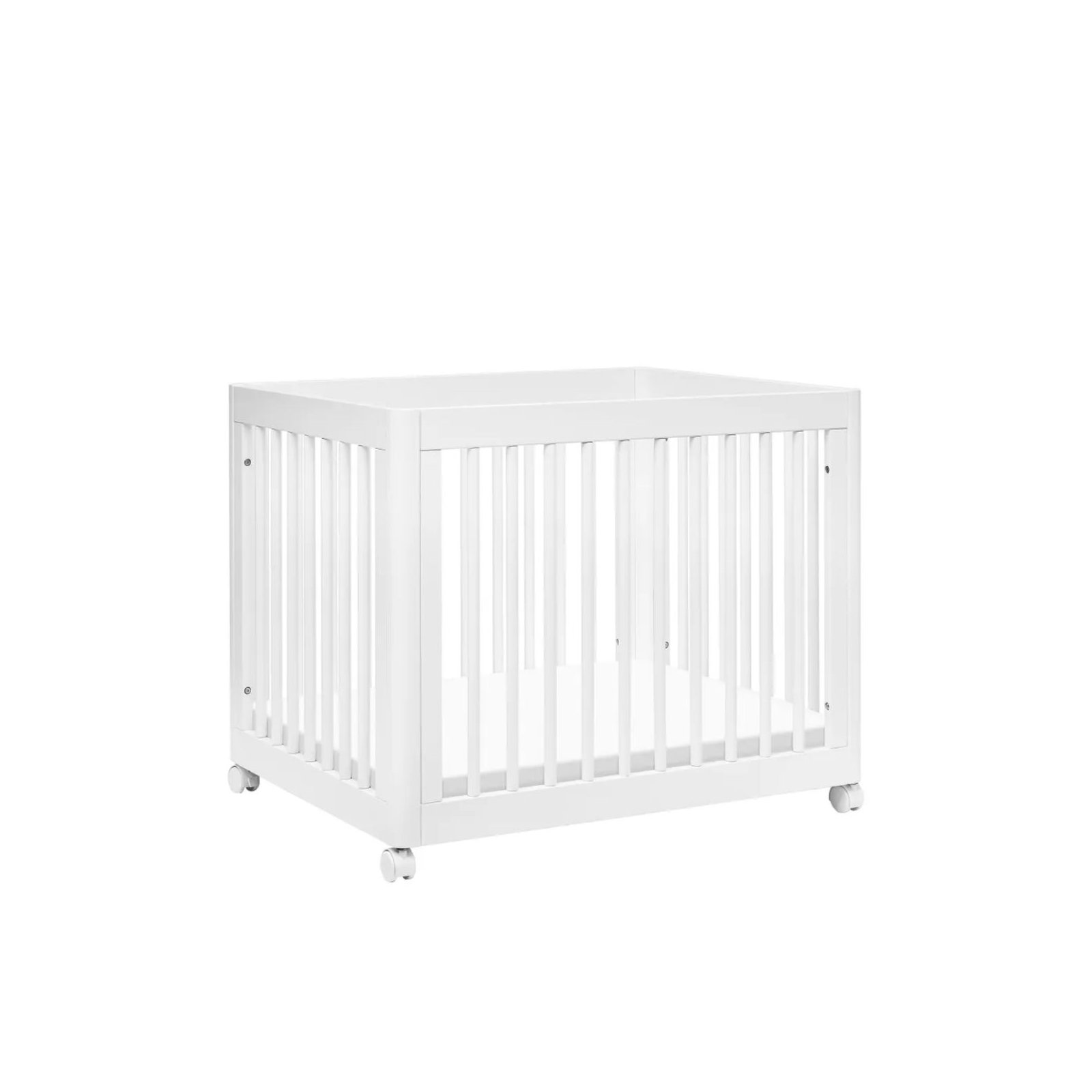 Yuzu 8 in 1 Convertible Crib with All Stages Conversion Kit - White