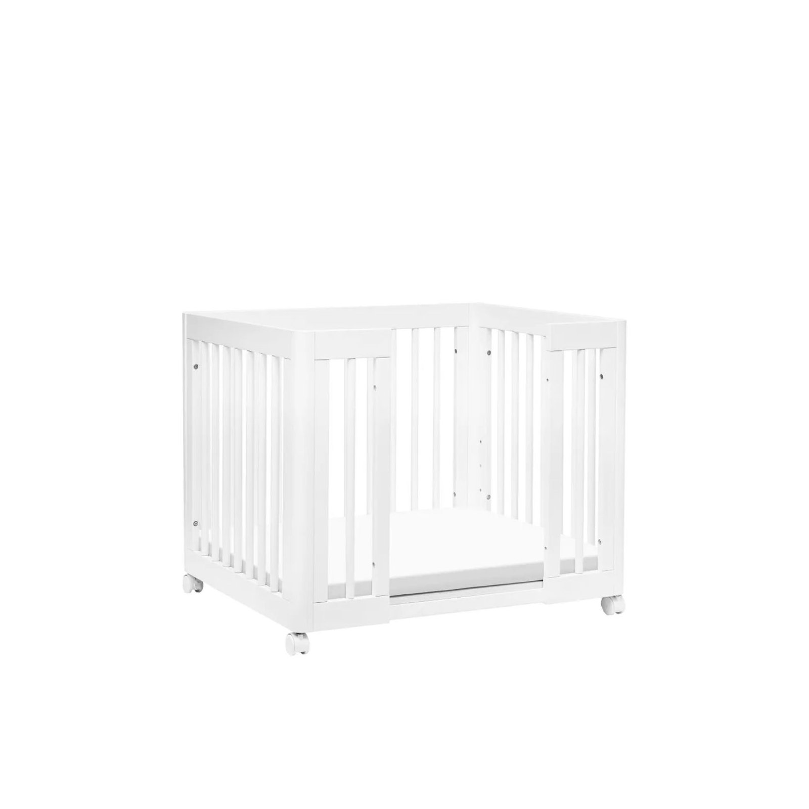 Yuzu 8 in 1 Convertible Crib with All Stages Conversion Kit - White