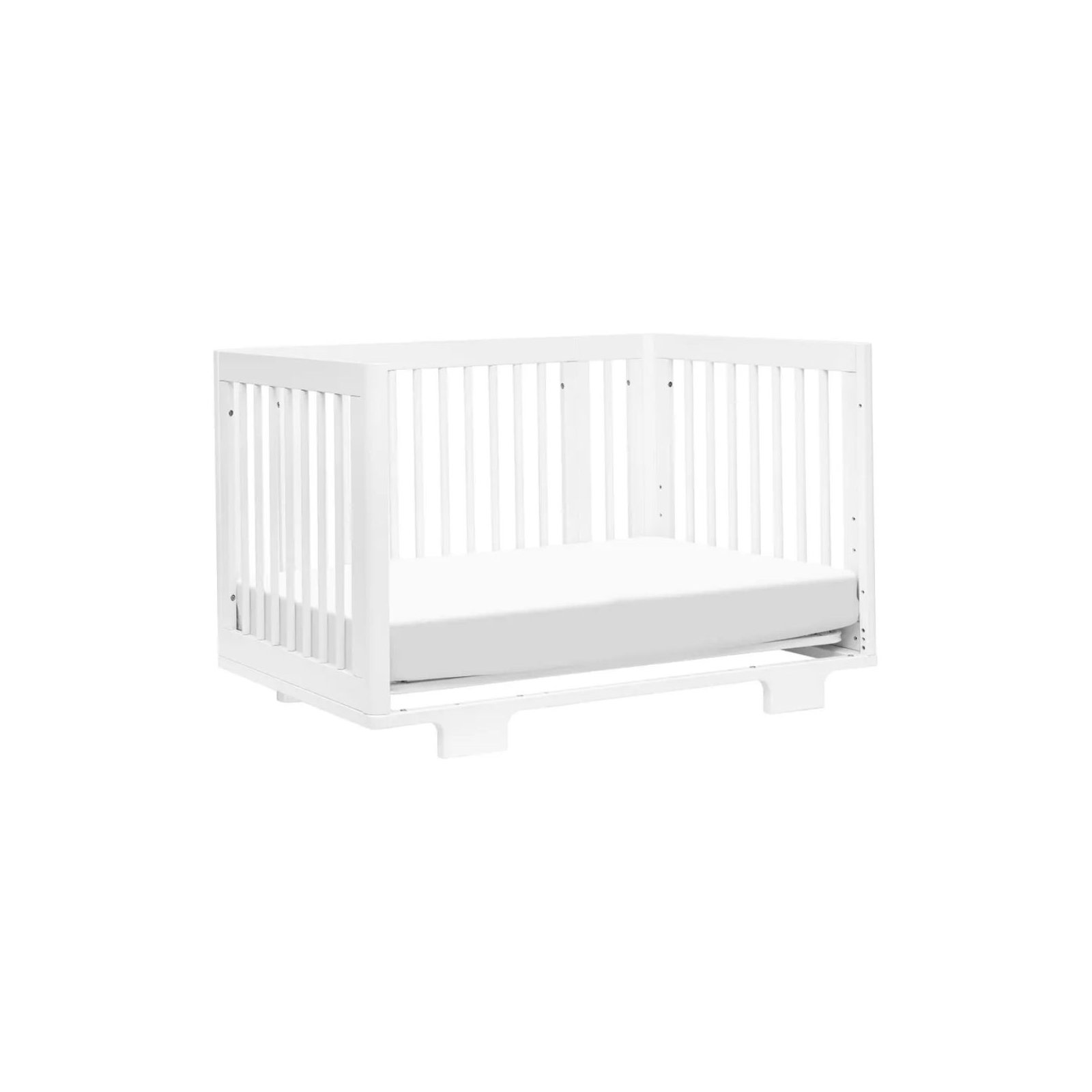 Yuzu 8 in 1 Convertible Crib with All Stages Conversion Kit - White