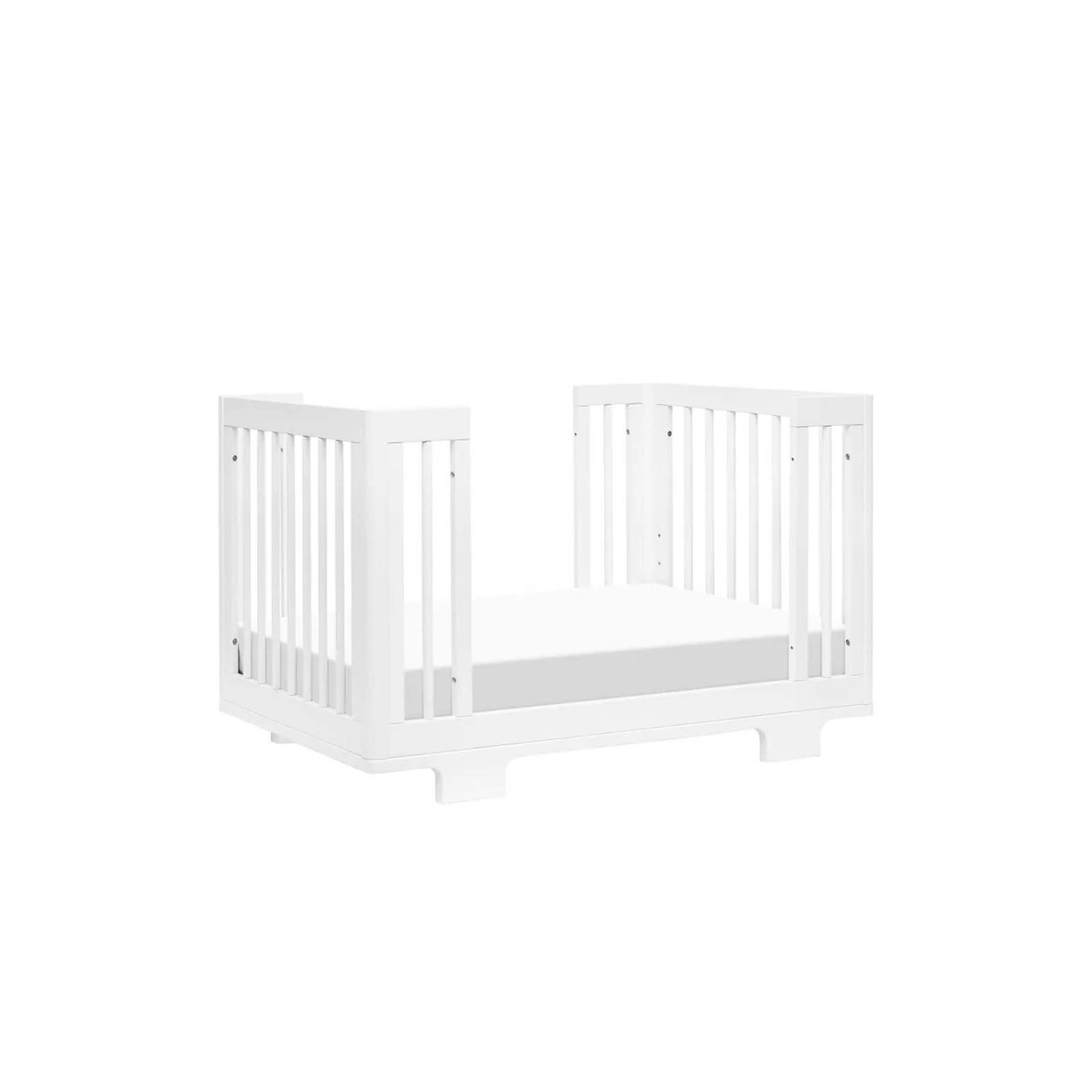 Yuzu 8 in 1 Convertible Crib with All Stages Conversion Kit - White