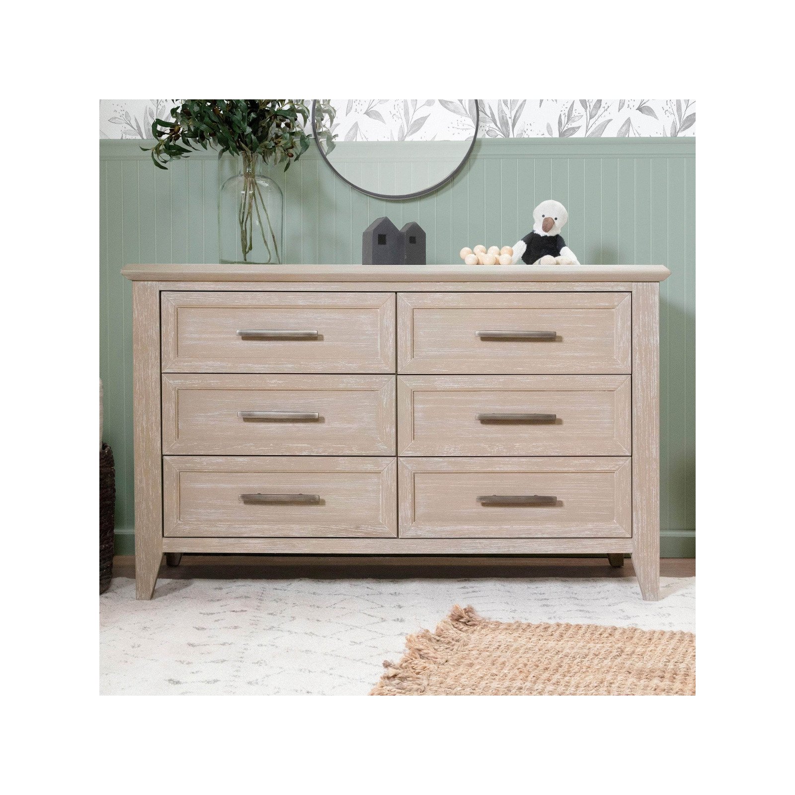 Beckett 6 Drawer Double Dresser - Sandbar