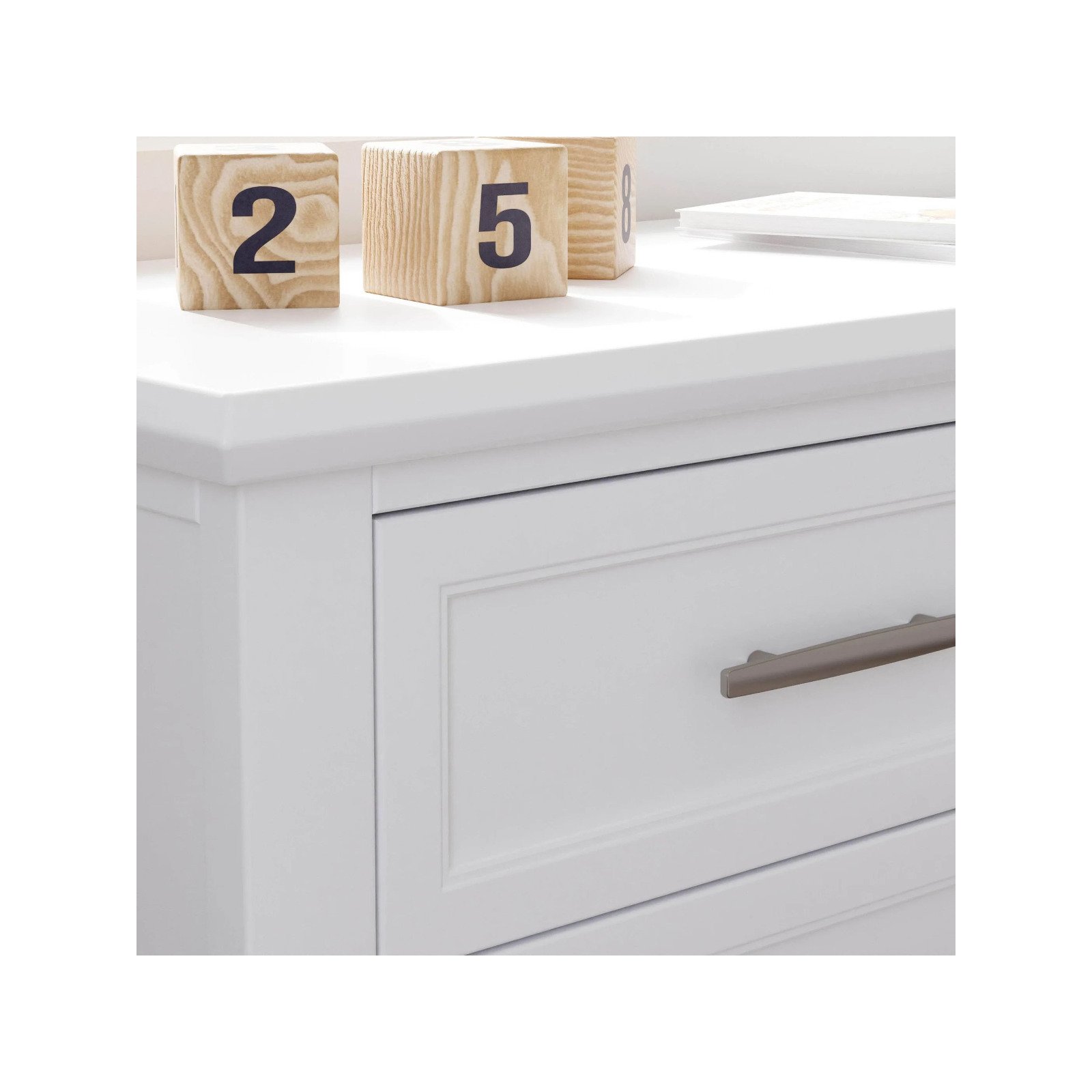Beckett 6 Drawer Double Dresser - Warm White
