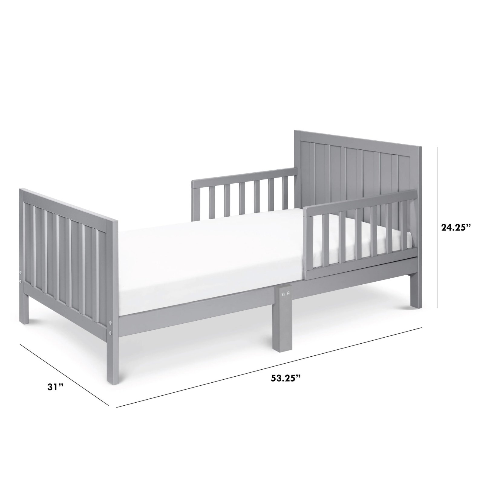 Benji Toddler Bed Grey