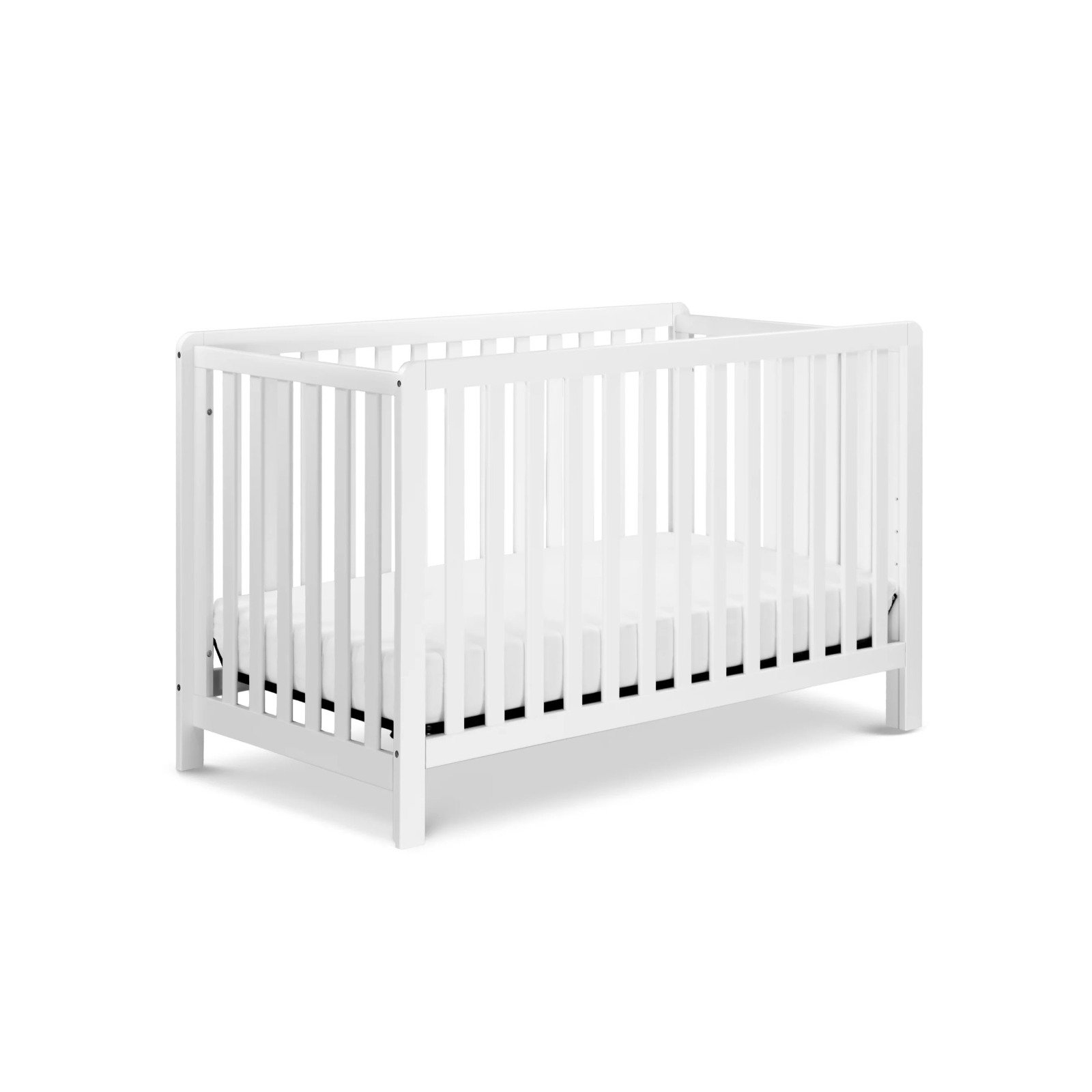 Colby 4-in-1 Low Profile Convertible Crib - White 