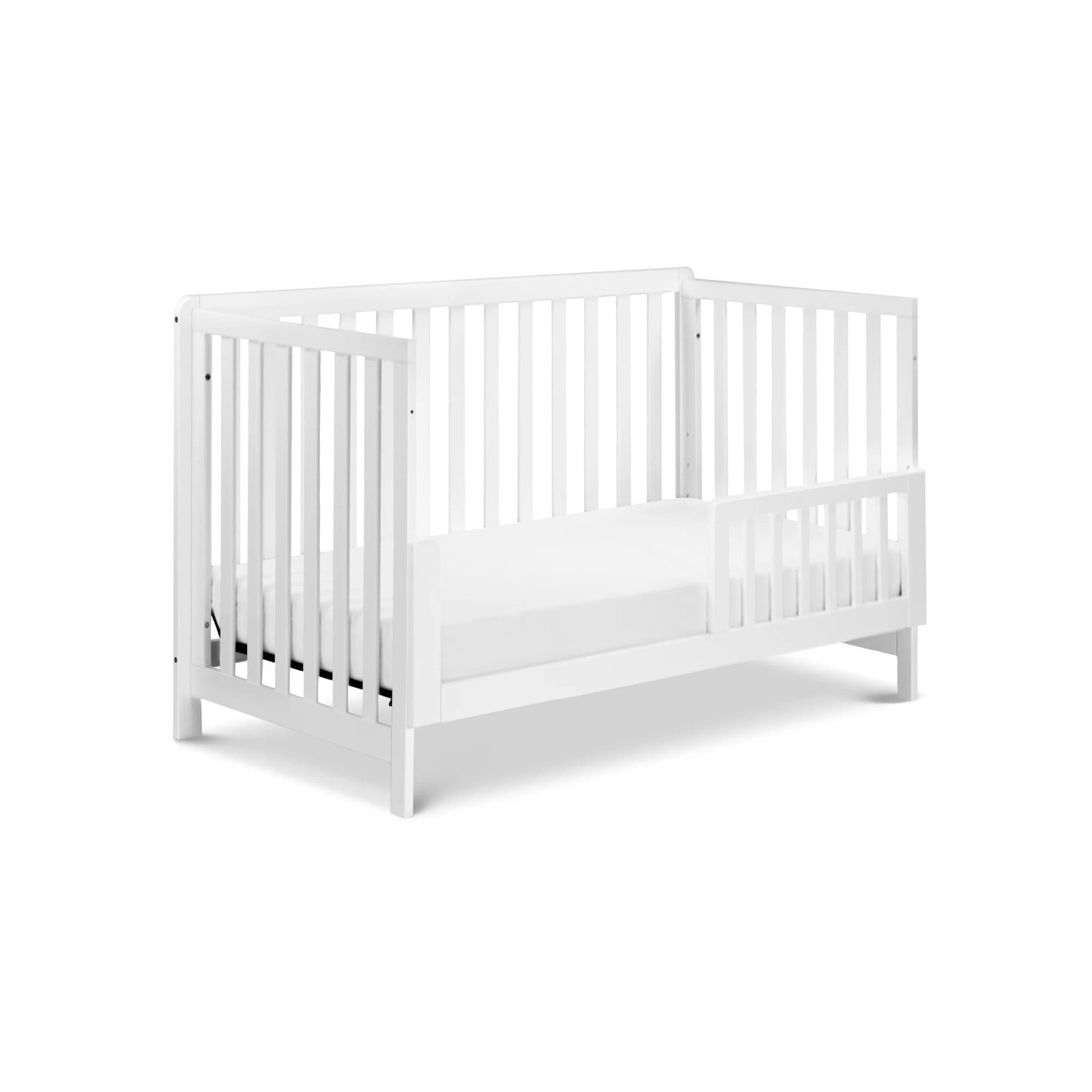 Colby 4-in-1 Low Profile Convertible Crib - White 
