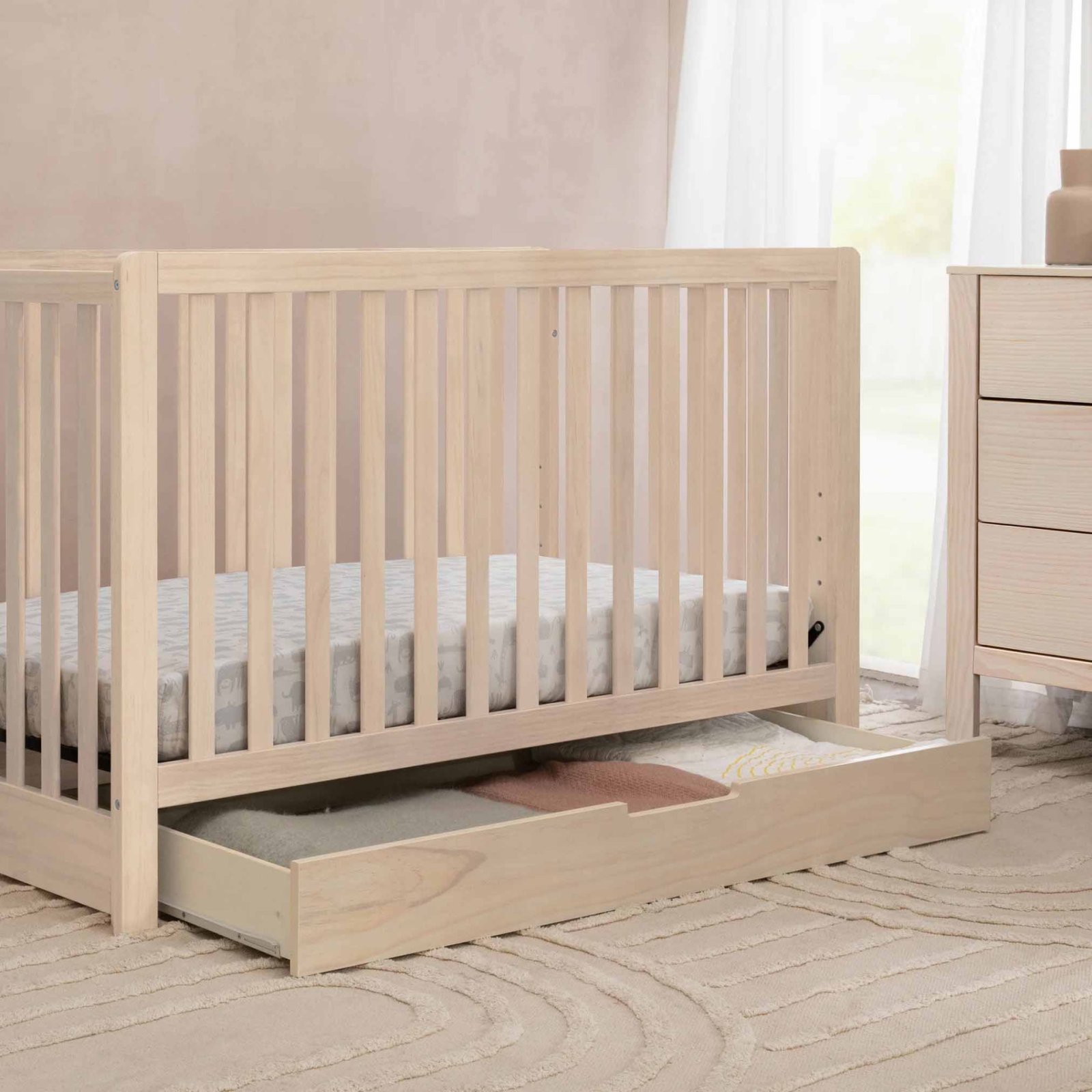 Colby 4 In 1 Convertible Crib with Trundle Drawer
