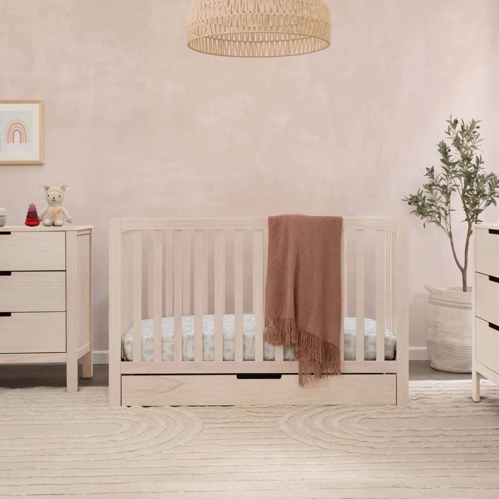 Colby 4 In 1 Convertible Crib with Trundle Drawer