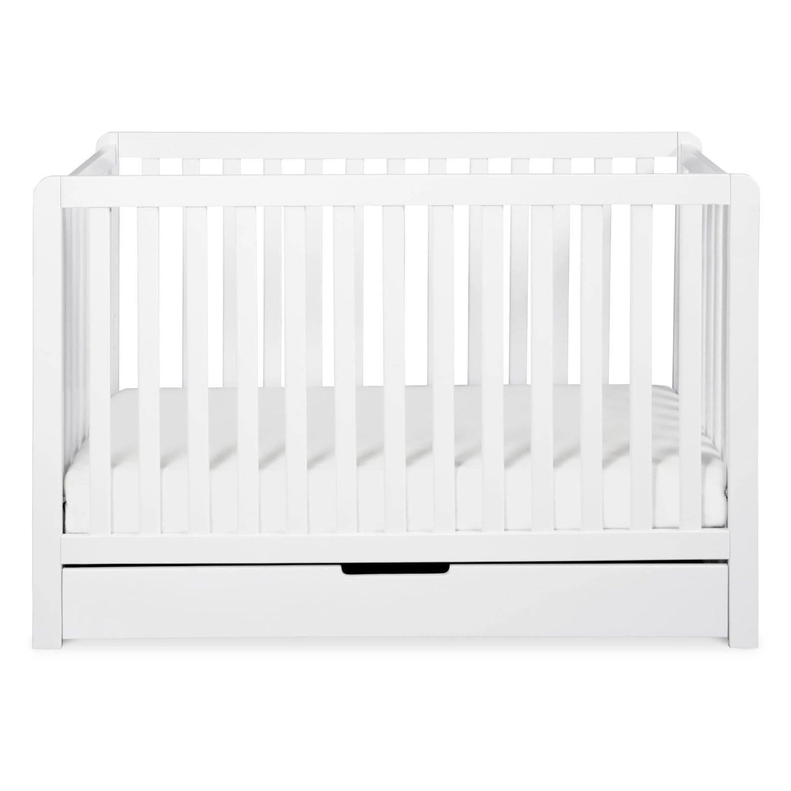 Colby 4 In 1 Convertible Crib with Trundle Drawer White