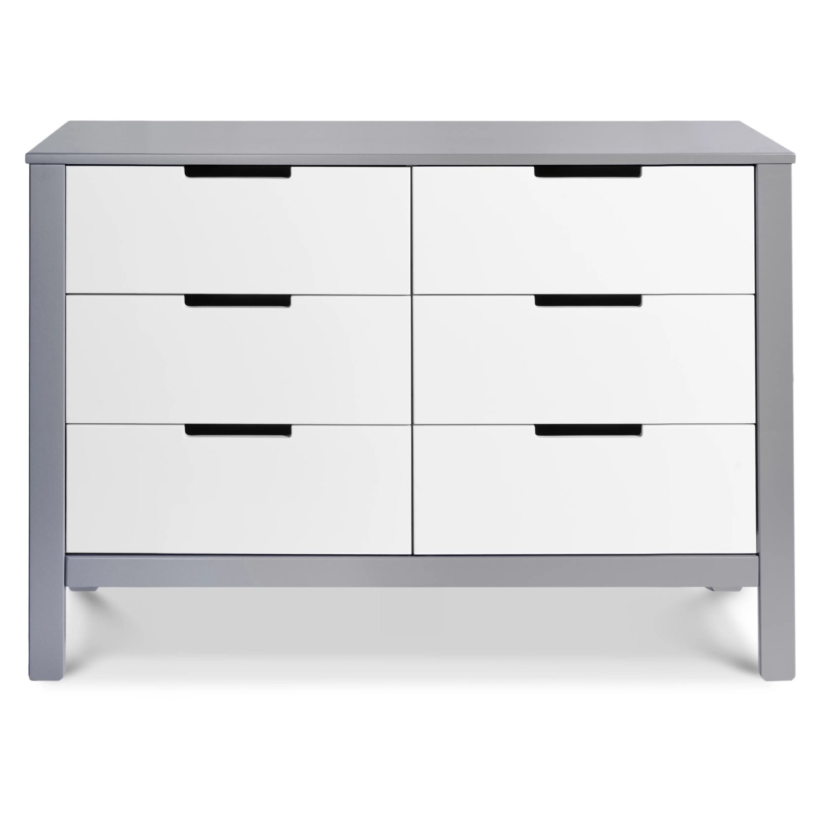 Colby 6 Draw Dresser -Grey/White