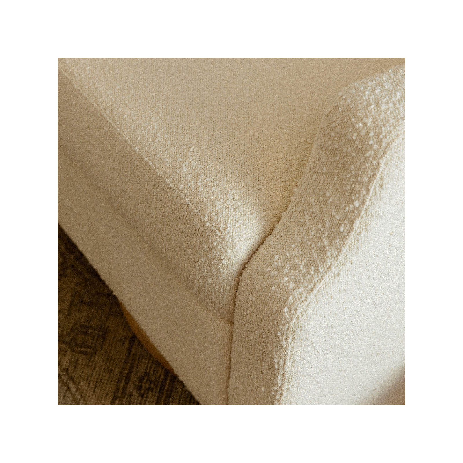 Crewe Recliner and Swivel Glider Ivory Boucle with Light Wood base